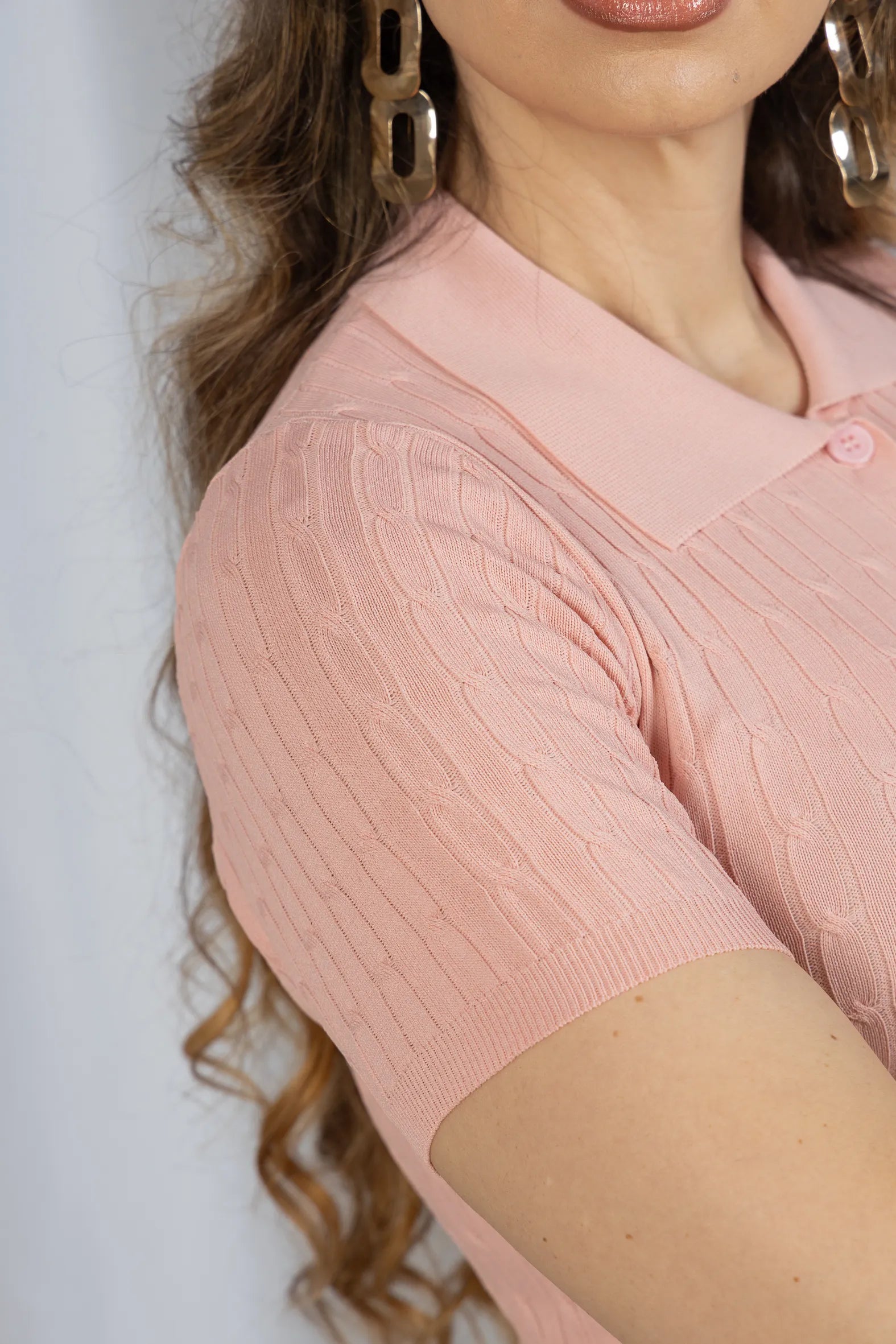 Blusa Modal Macia com Botões Juliete Rosa - adicional 7