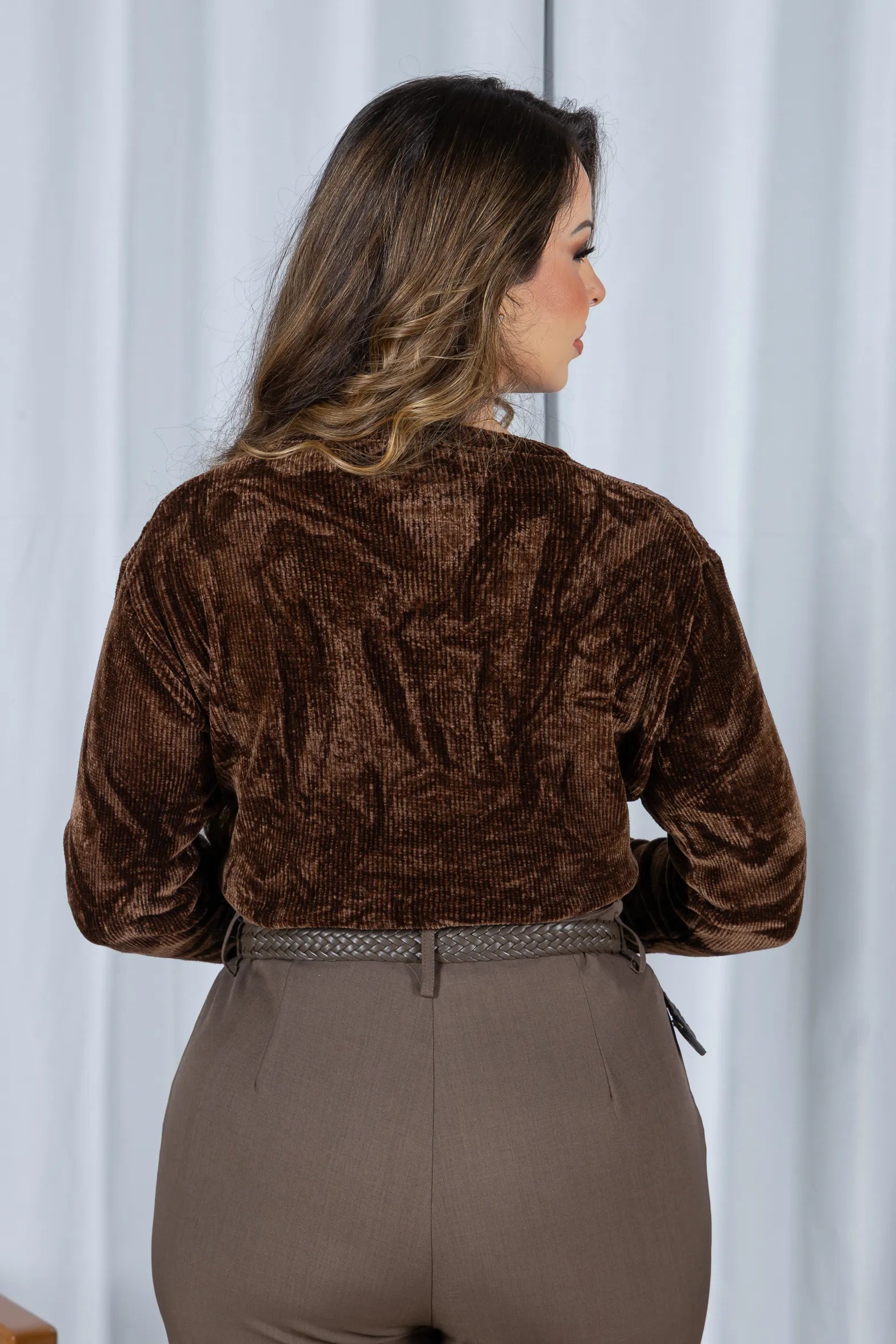 Tricot Mousse Macio Maju Marrom