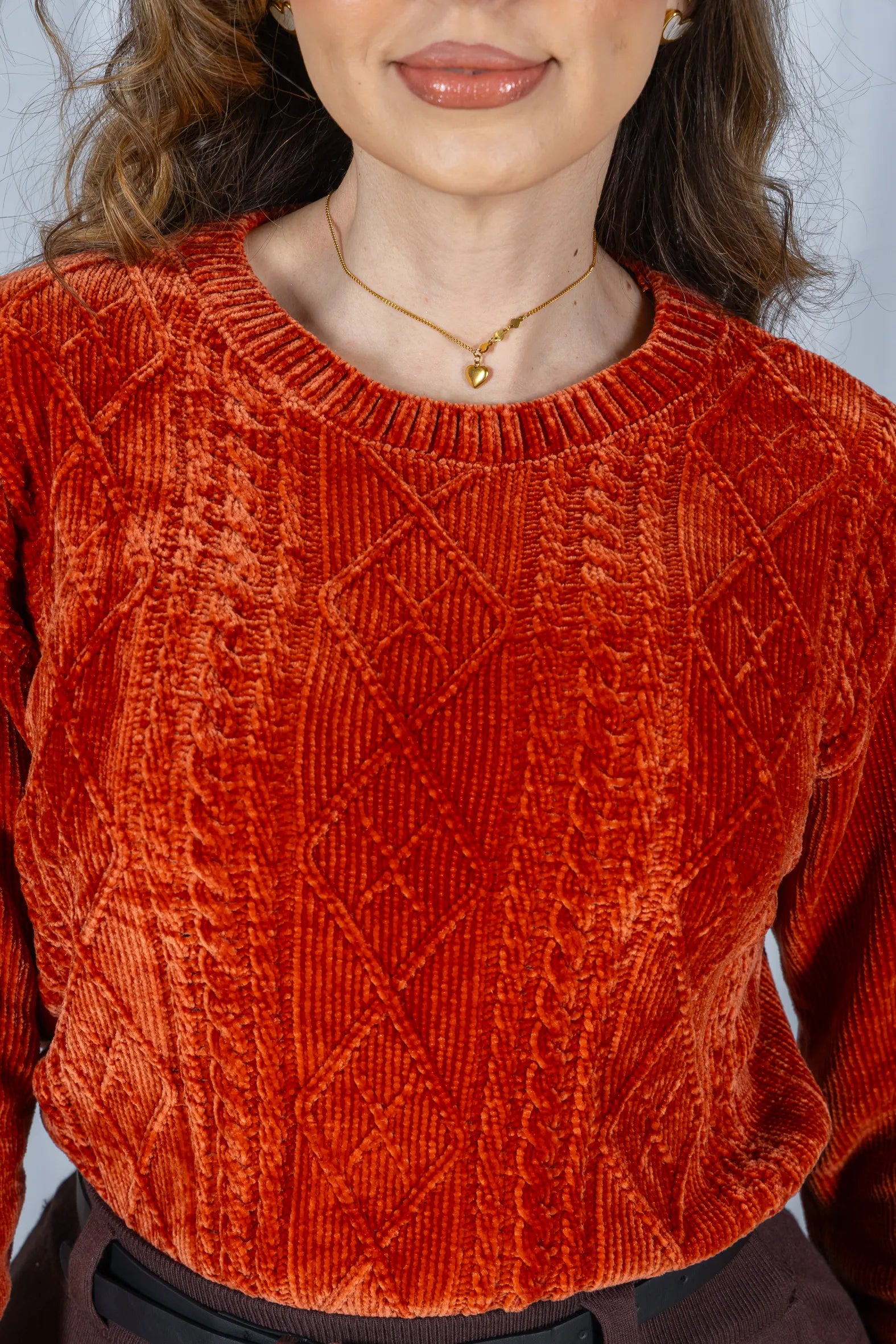 Tricot Mousse Macio Maju Terracota
