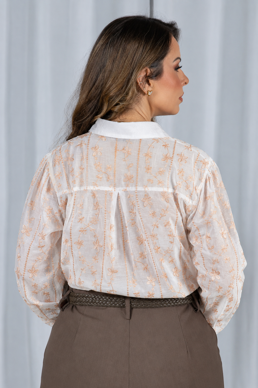 Camisa Laise Atemporal Maitê Branca