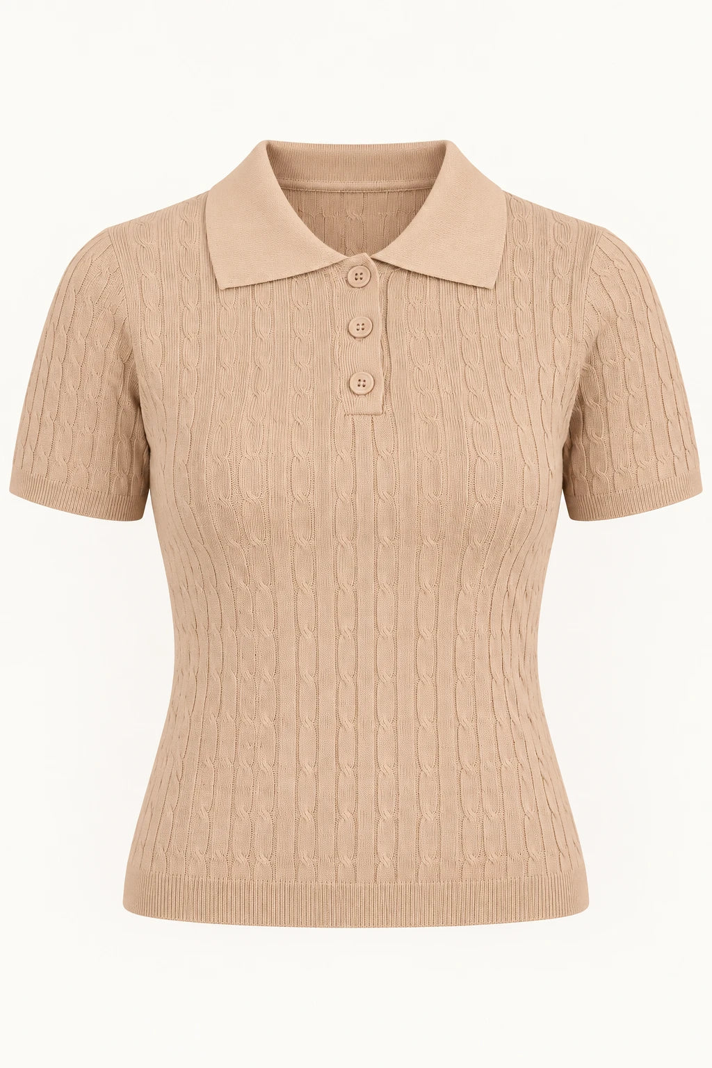 Blusa Modal Macia com Botões Juliete Bege - adicional 2