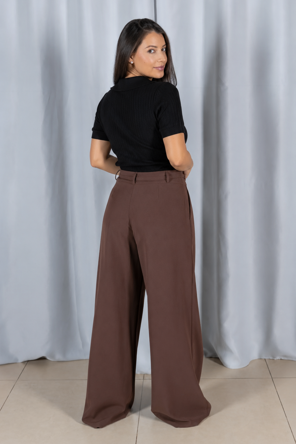 Blusa Modal Macia com Botões Julieta Preto