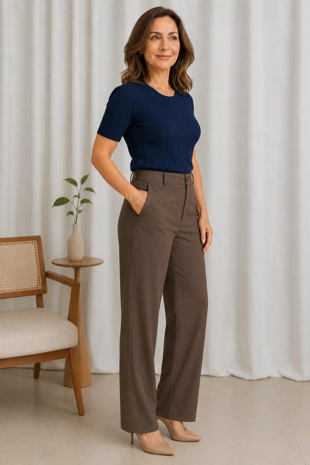 Blusa Modal Confortável Eva Azul