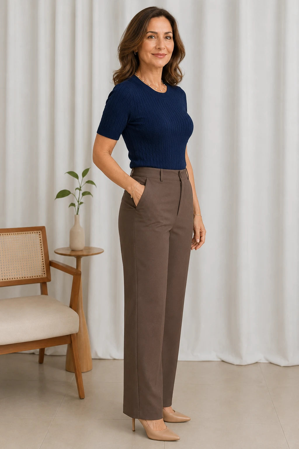 Blusa Modal Confortável Eva Azul