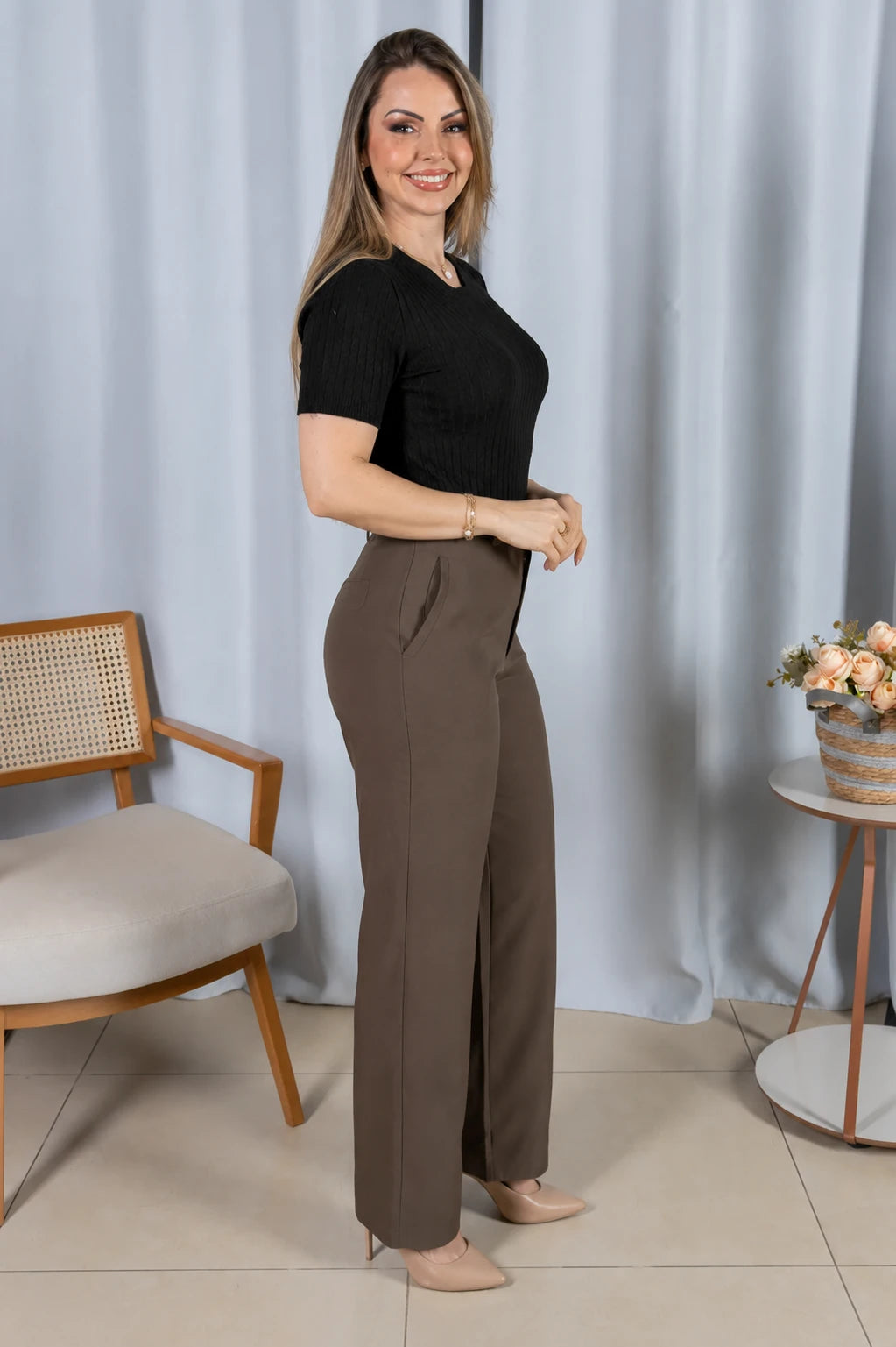 Blusa Modal Confortável Eva Preta