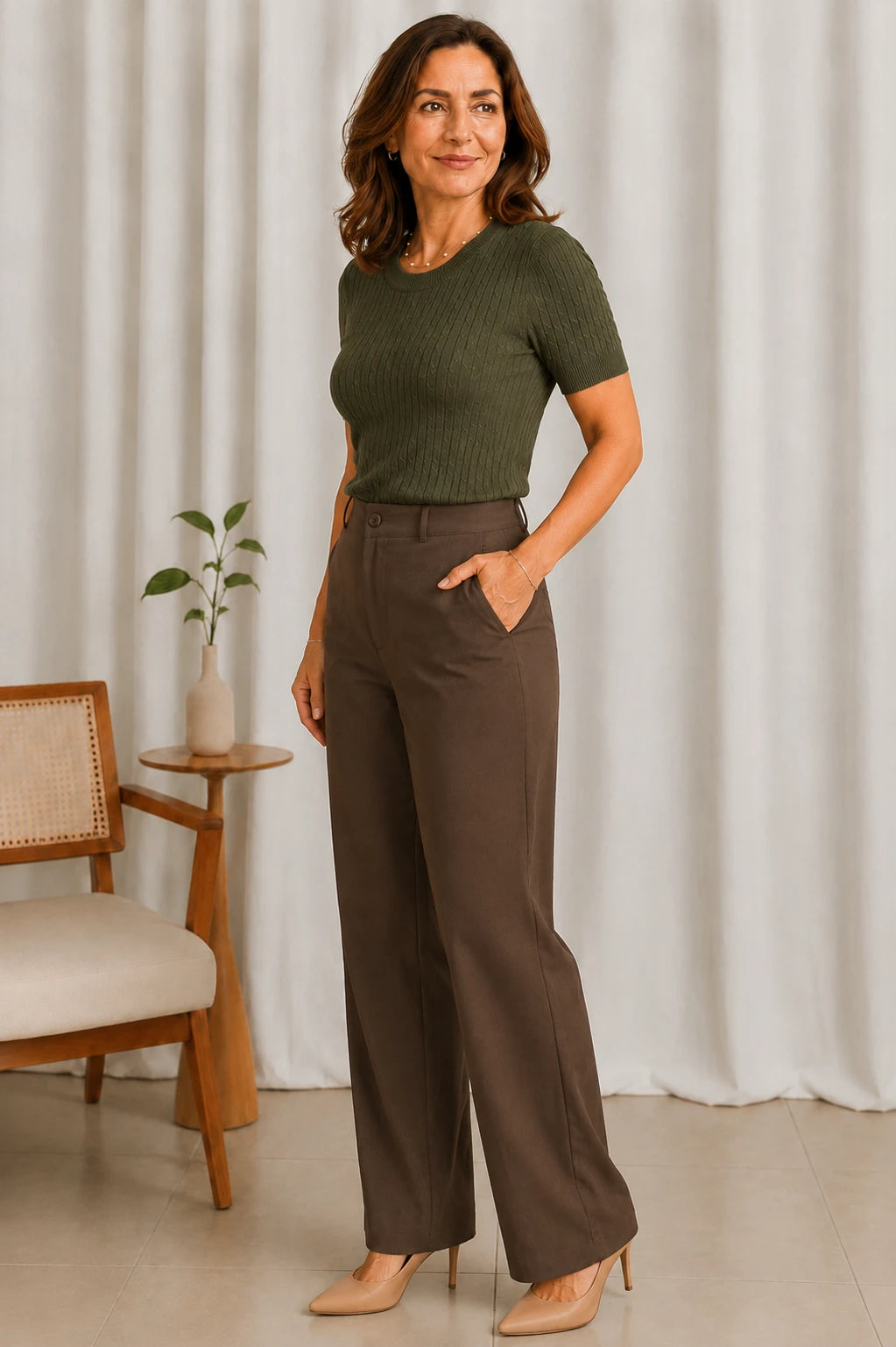 Blusa Modal Confortável Eva Verde