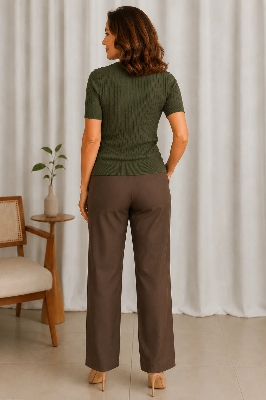 Blusa Modal Confortável Eva Verde