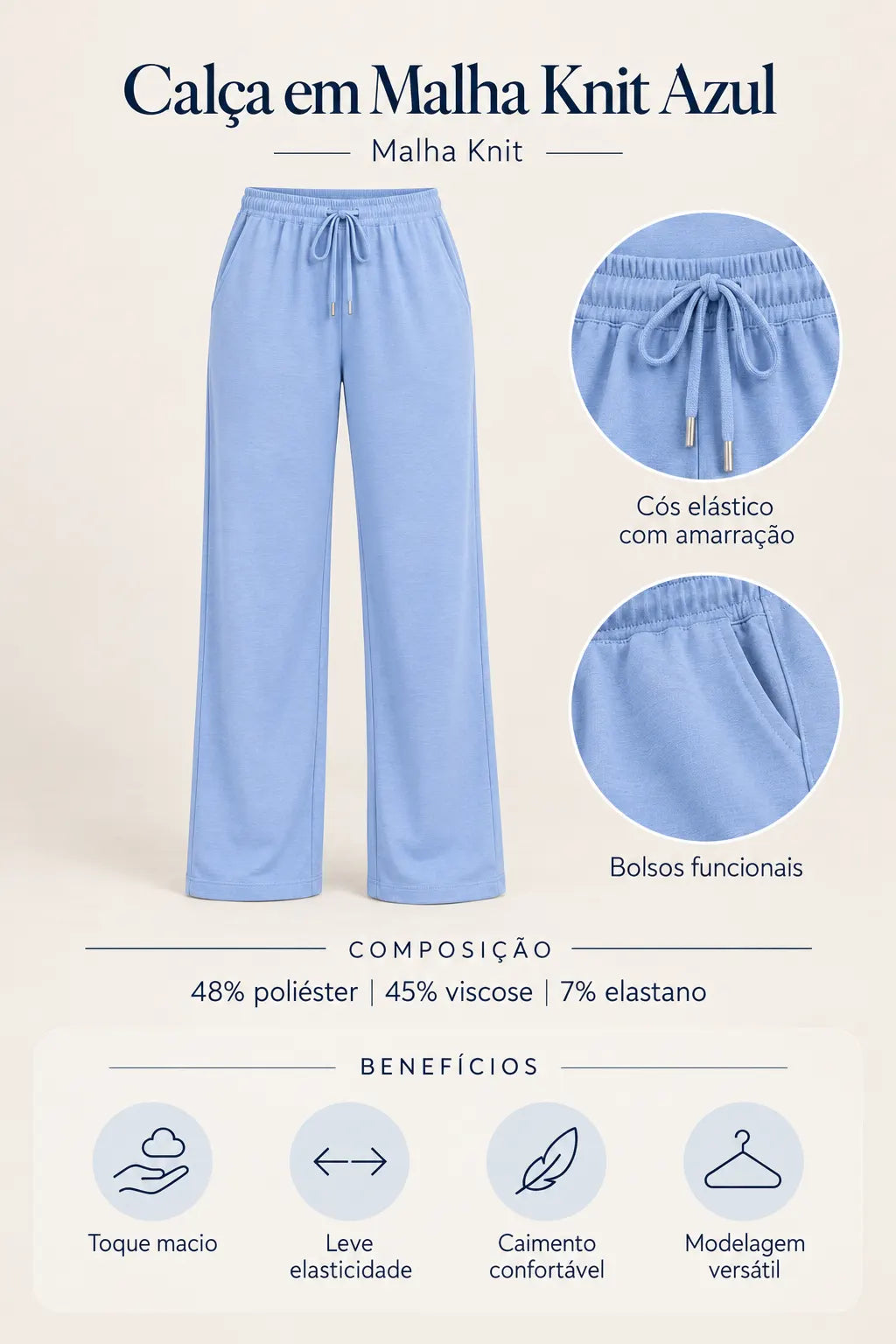 Calça Corte Reto em Malha Knit Lorena Azul — lorena azul c (1).webp