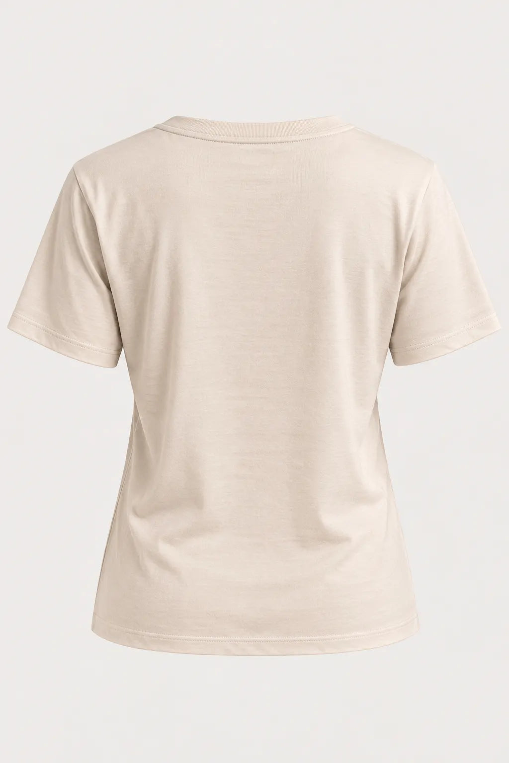 Blusa Manga Curta em Malha Knit Lorena Creme — lorena creme b (5).webp