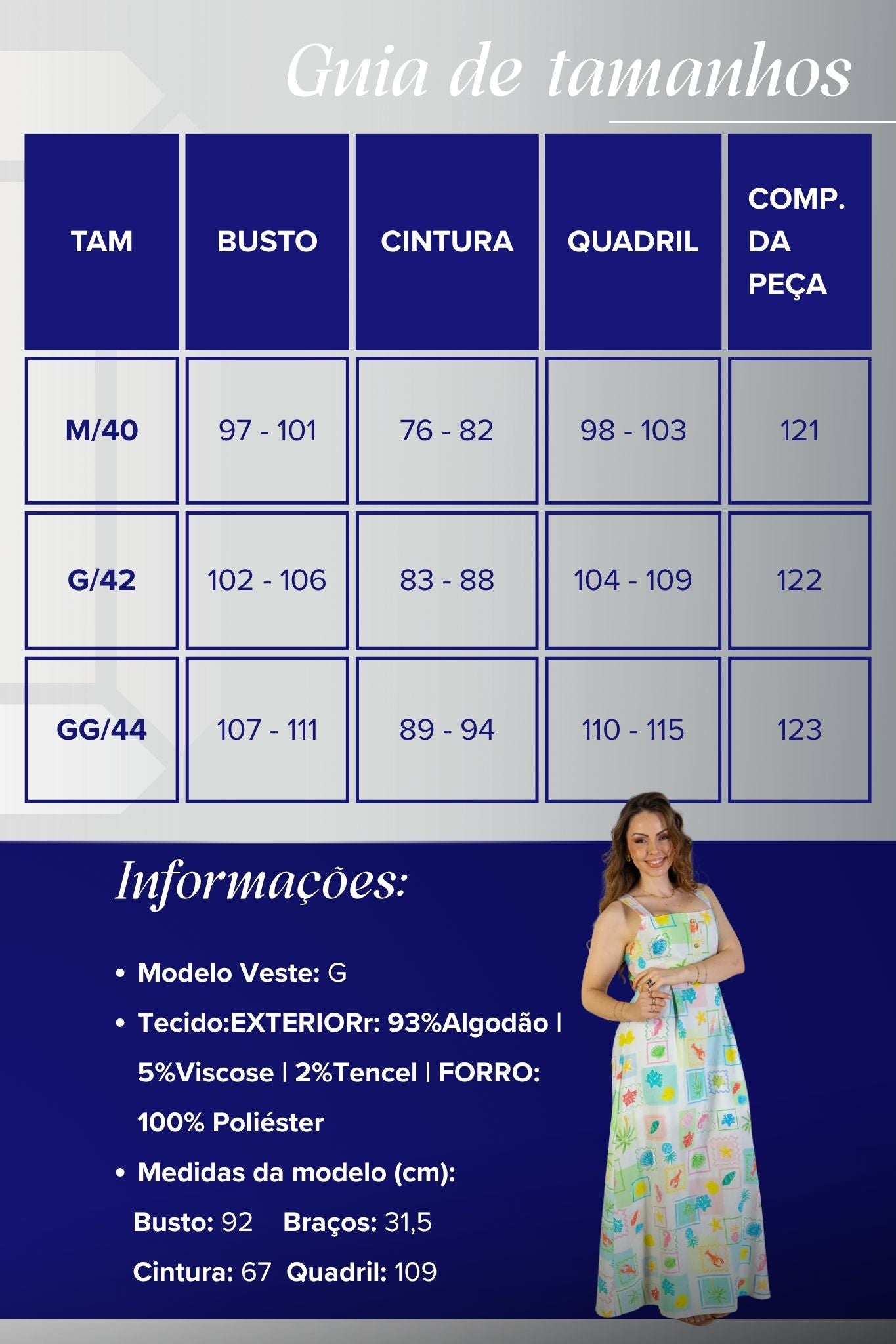 Vestido Longo Amarração Cotton Mix Ísis Valverde Estampado Verde