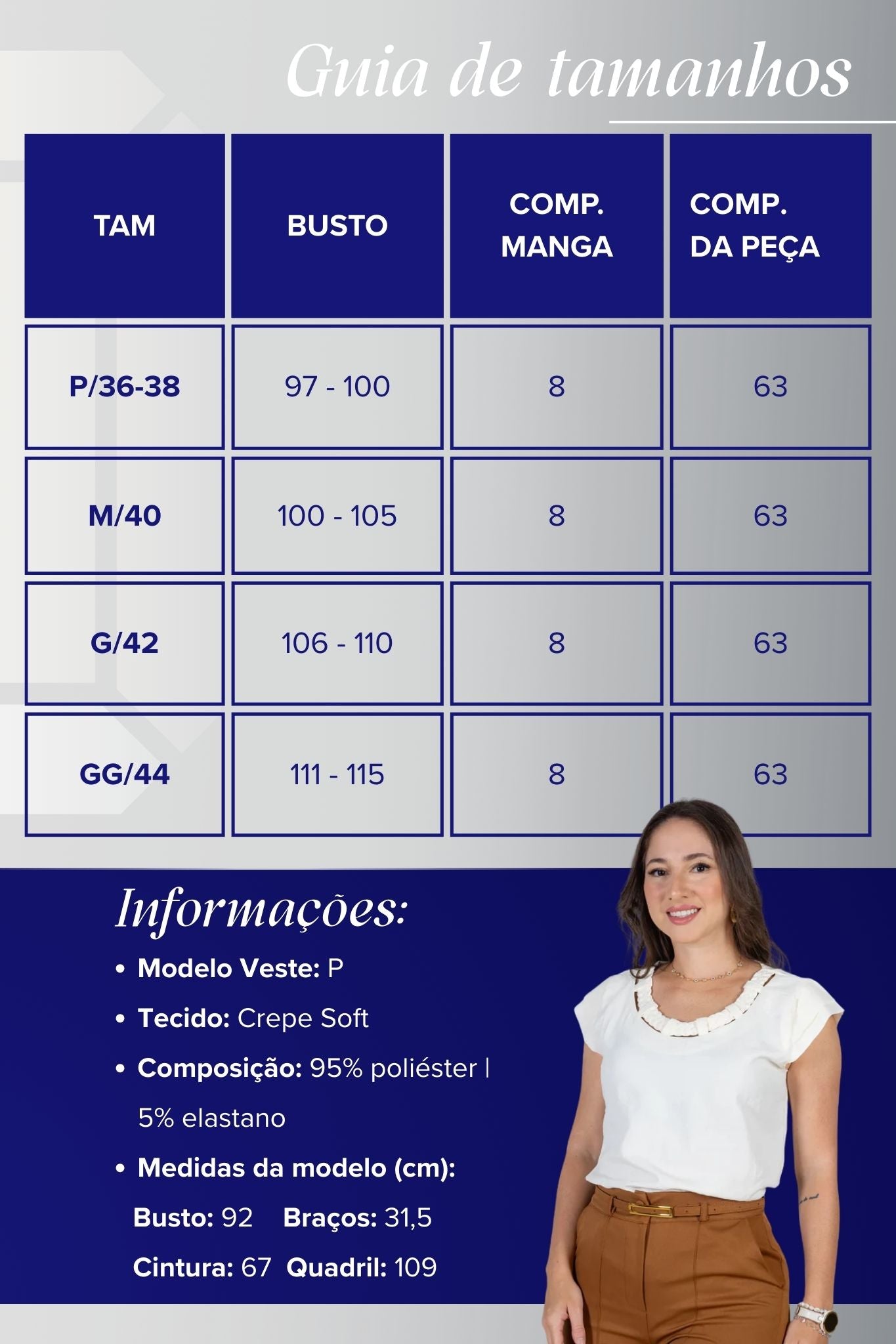 Blusa Manga Curta em Crepe Soft Touch Detalhe Trançado no Colo Aurora Off White