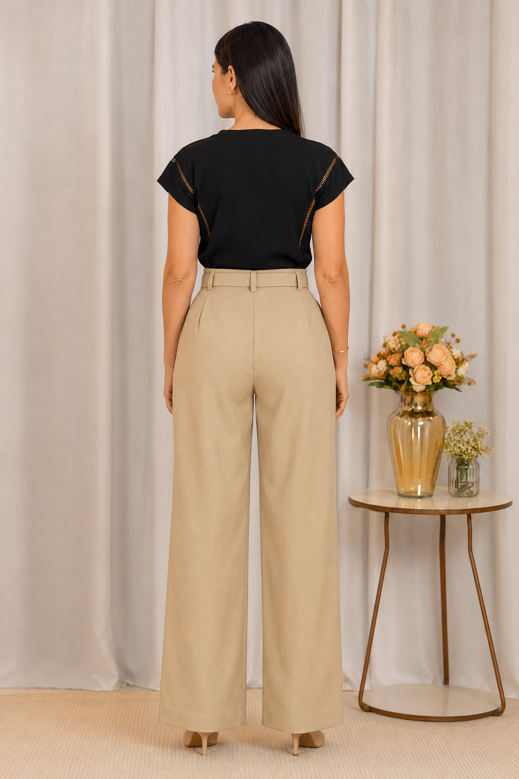 Blusa Cotton Lycra Muscle com Detalhe em Entremeio Betina Preta
