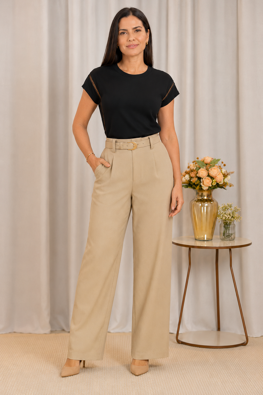 Blusa Cotton Lycra Muscle com Detalhe em Entremeio Betina Preta