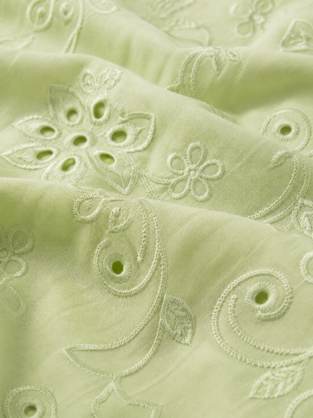 Blusa em Laise Fresca e Delicada Celine Verde