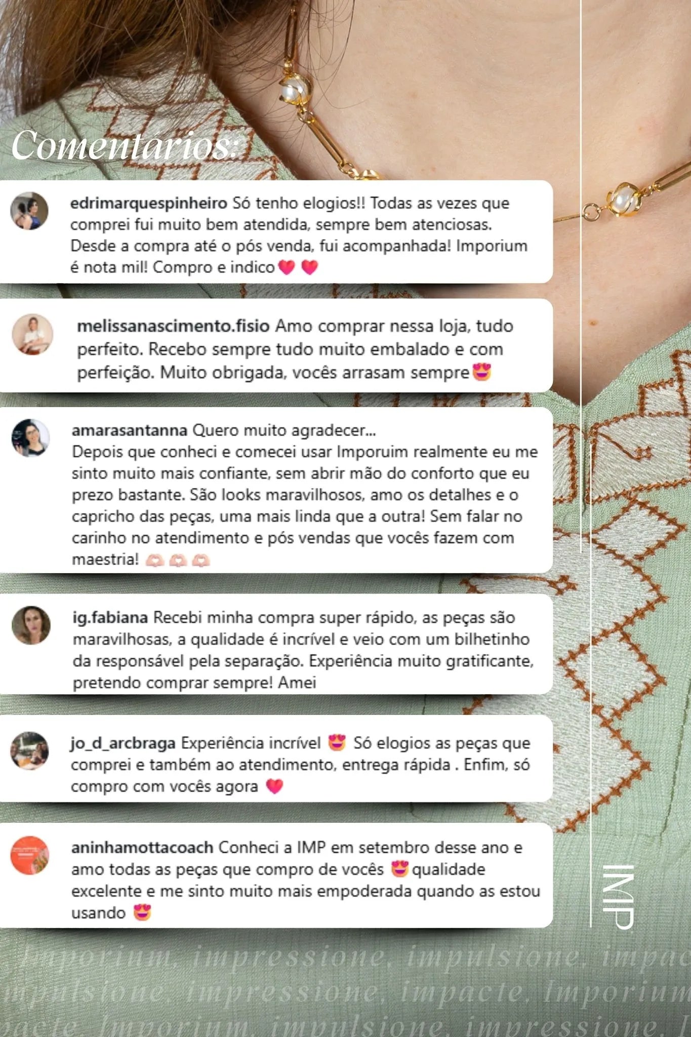 Blusa Manga Curta Detalhe Decote "V" Bordada Visco Brise Clarice Verde