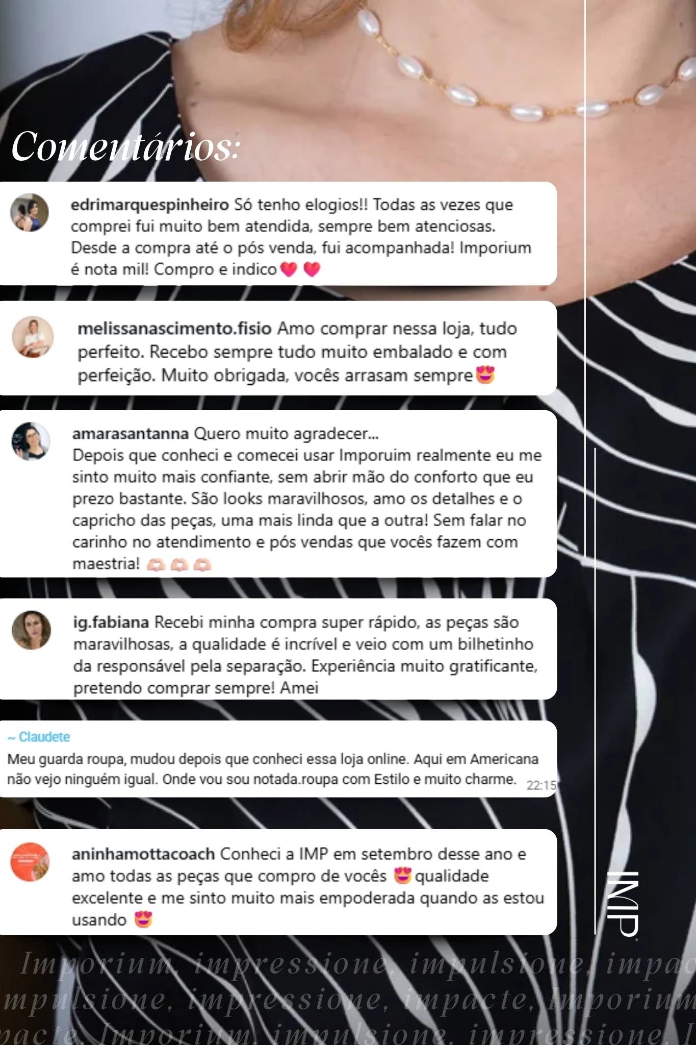 Blusa Manga Curta Transpassada em Crepe Classic Estampada Alana Preta