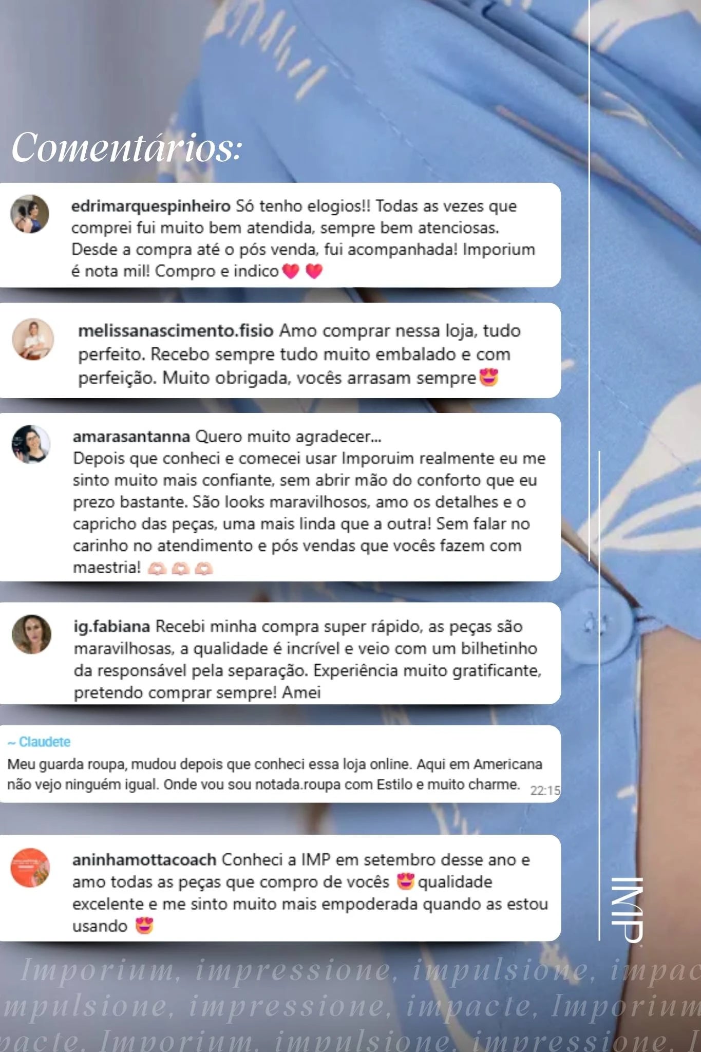 Blusa Manga Curta com Detalhe em Botão Crepe Classic Estampada Jade Azul