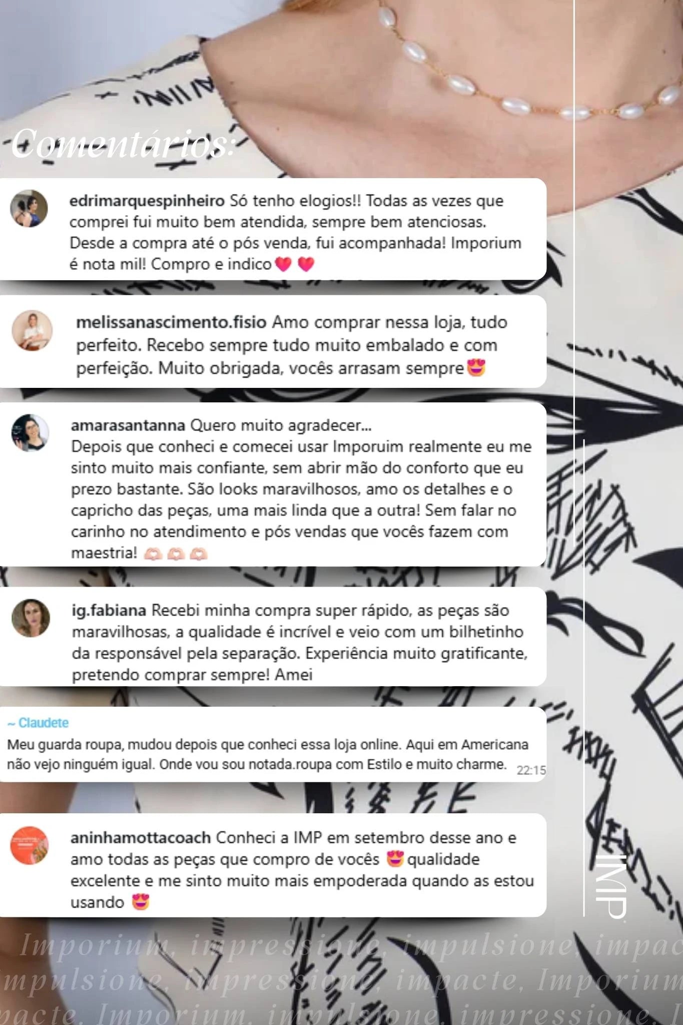 Blusa Manga Curta com Detalhe em Botão Crepe Classic Estampada Jade Creme