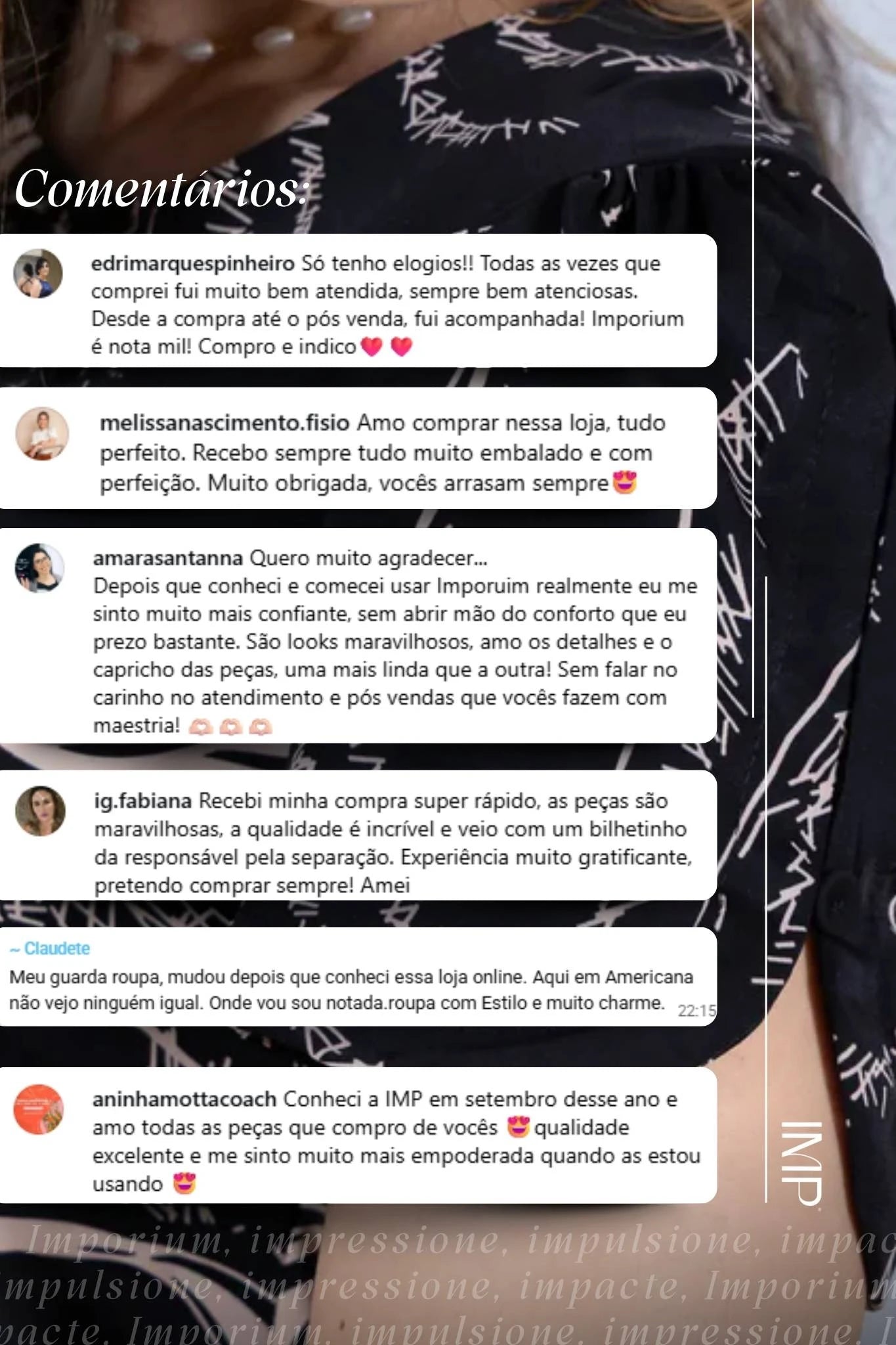 Blusa Manga Curta com Detalhe em Botão Crepe Classic Estampada Jade Preta