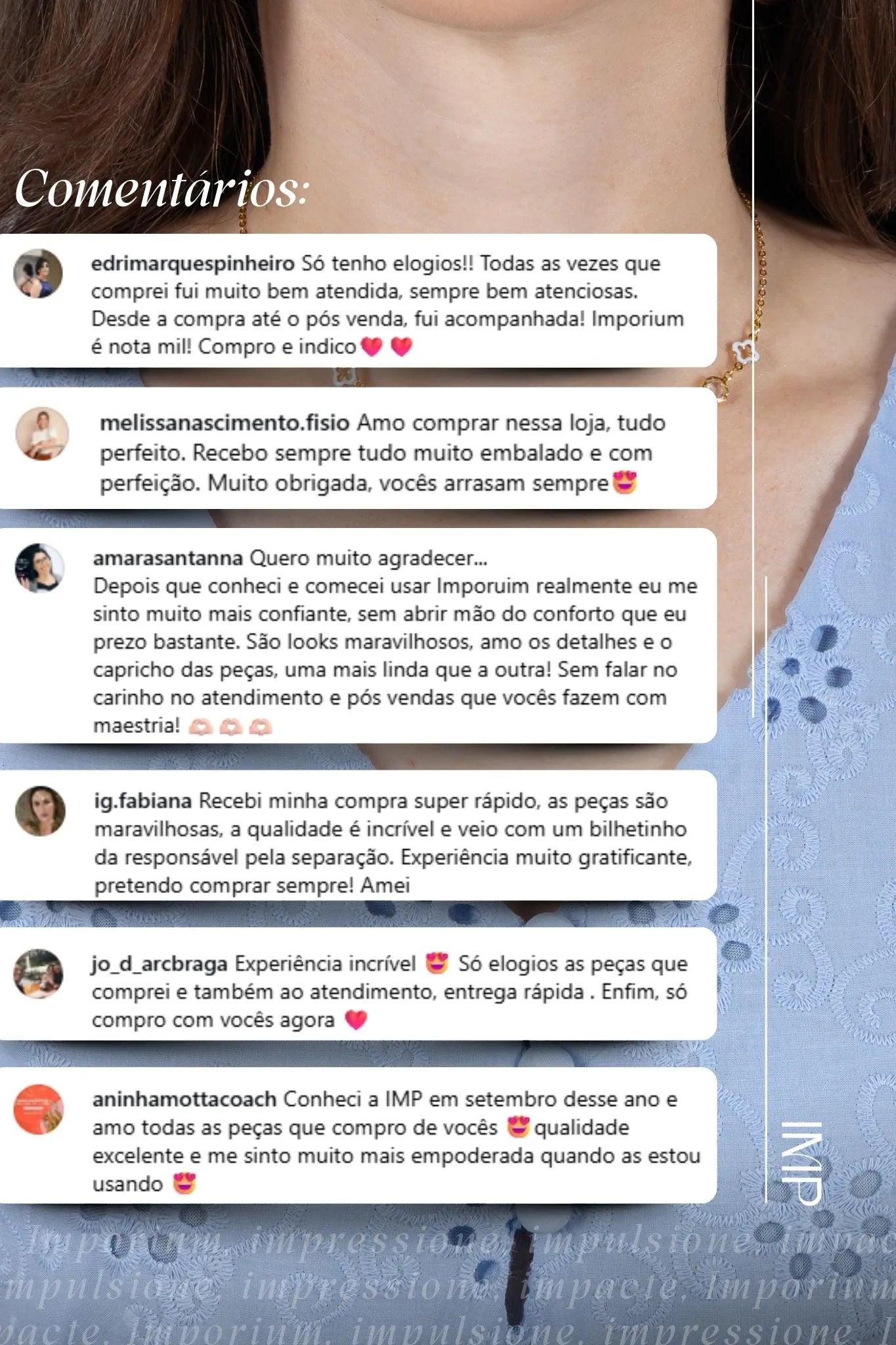 Regata Babados Detalhe Botão Em Cotton Laise Estela Azul