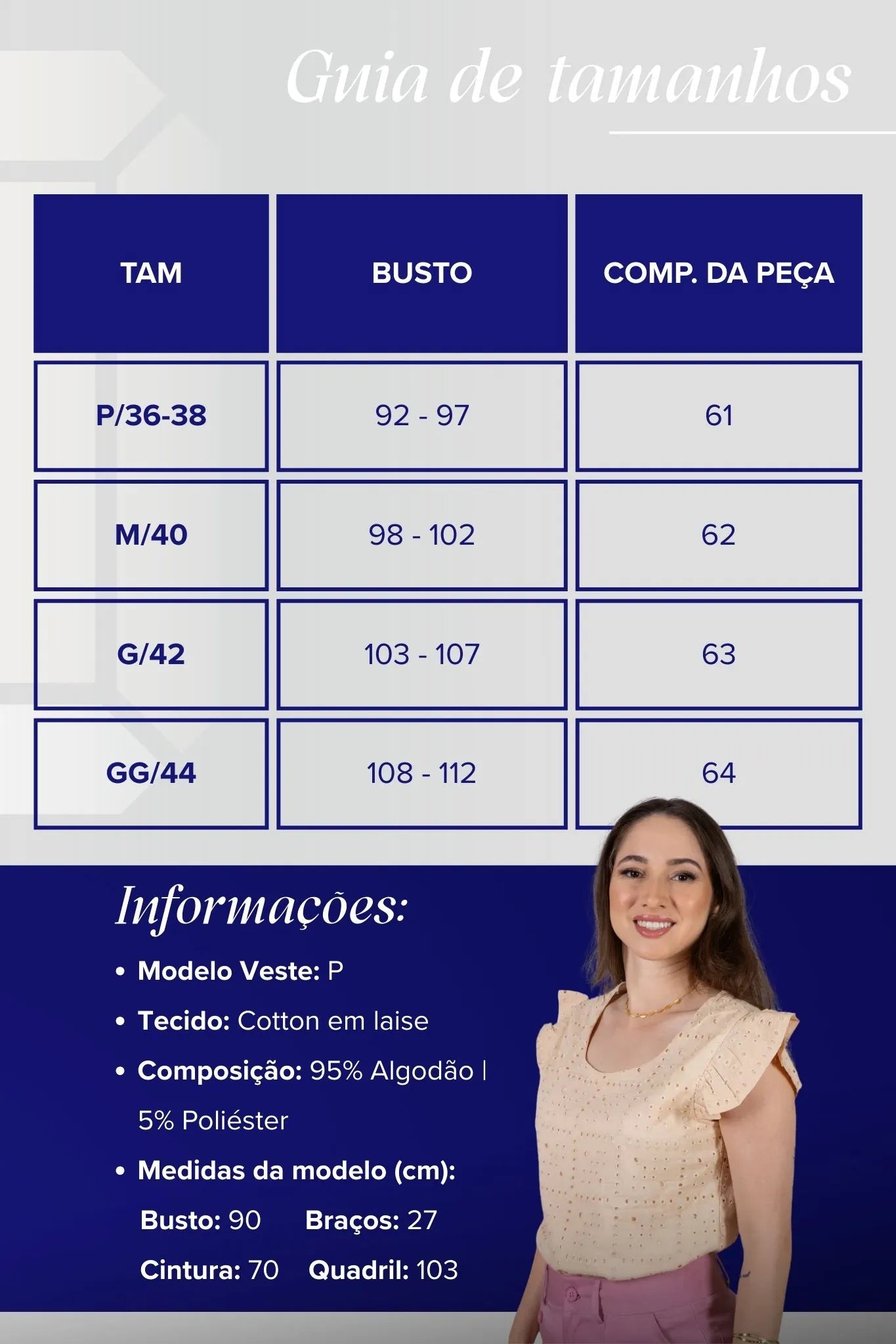 Regata Babados Cotton Em Laise Gabriela Creme