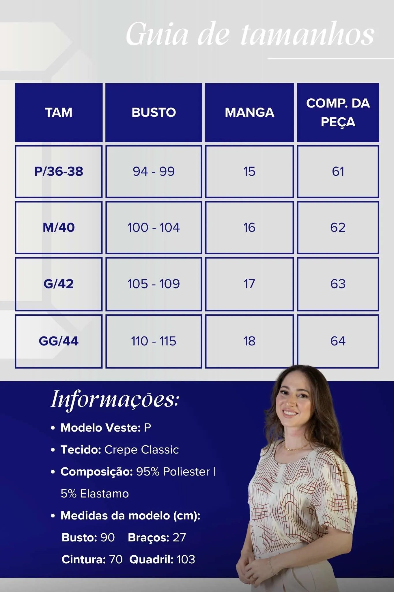 Blusa Manga Curta Transpassada Crepe Classic Gisele Estampada Vermelha