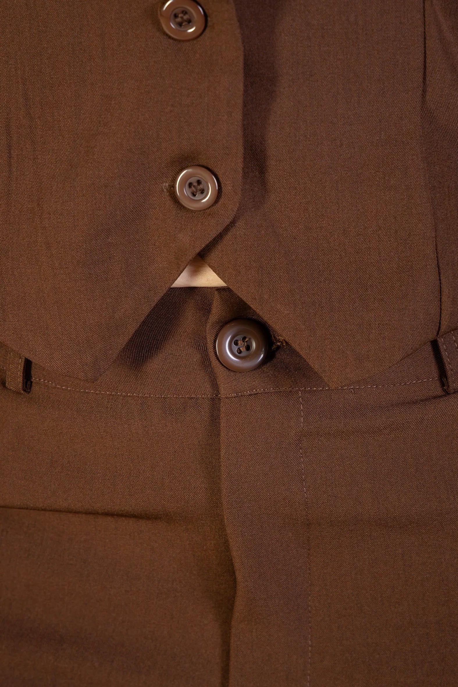 Shorts Alfaiataria Paolla Oliveira Marrom