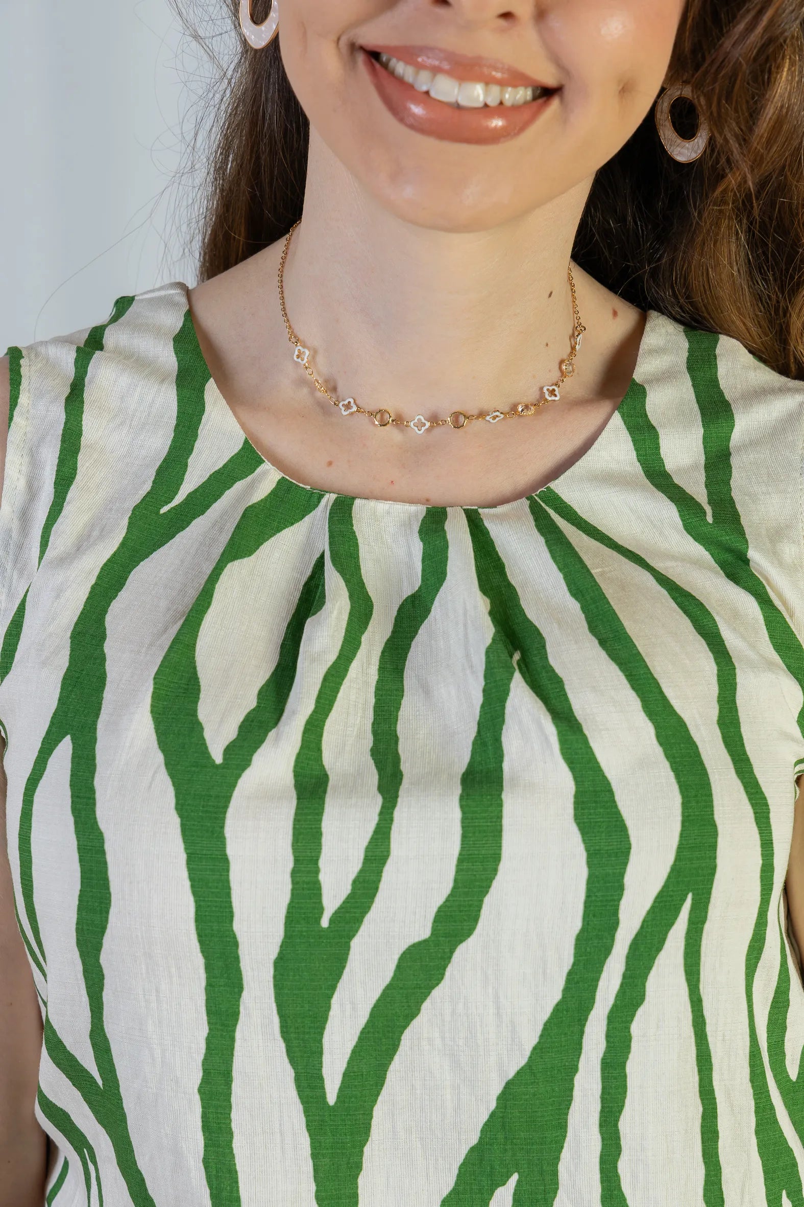 Regata Pregas Colo Visco Brise Valquíria Estampada Verde