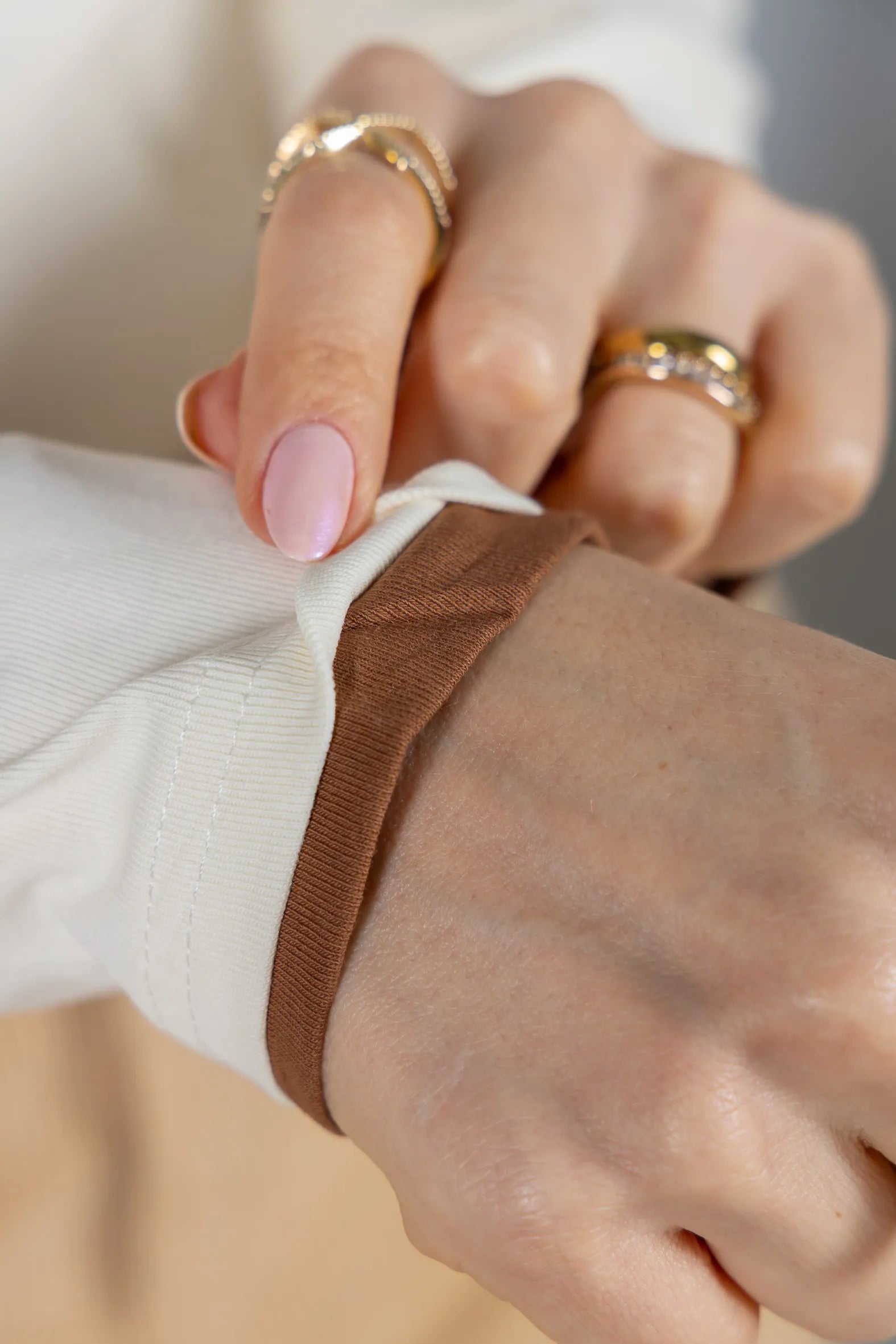 Blusa Cotton Lycra Confortável Helena Creme