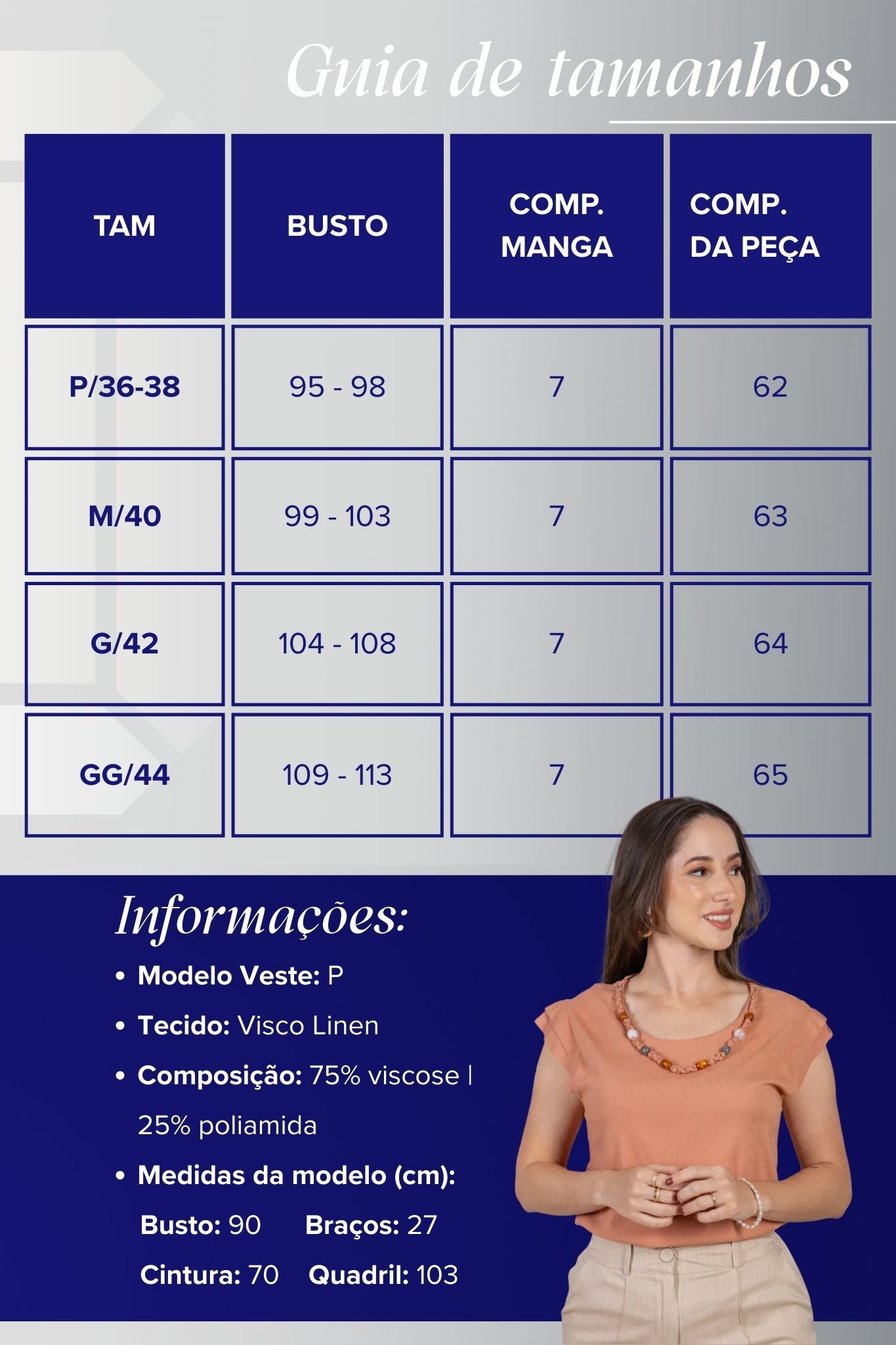 Blusa Manga Curta Visco Linen Detalhe Entrelaçado no Colo com Pedraria Iveth Rosê