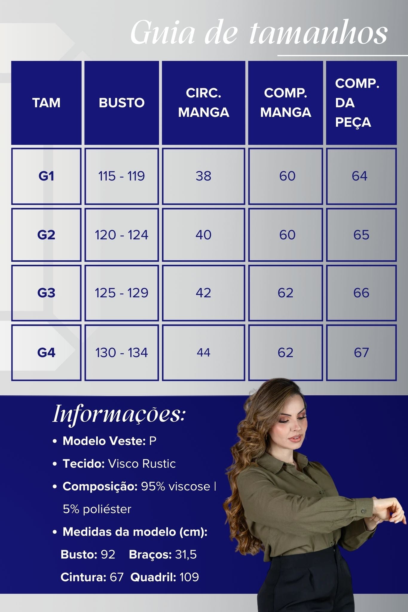 Camisa Manga Longa em Visco Rustic com Botões Jordana Verde