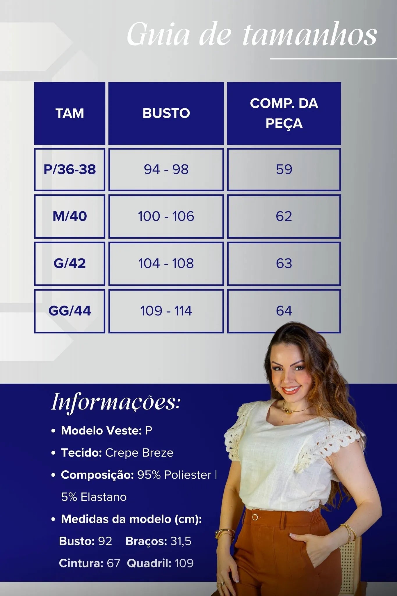Blusa Regata Detalhe Bordado Em Visco Comfort Juliane Creme