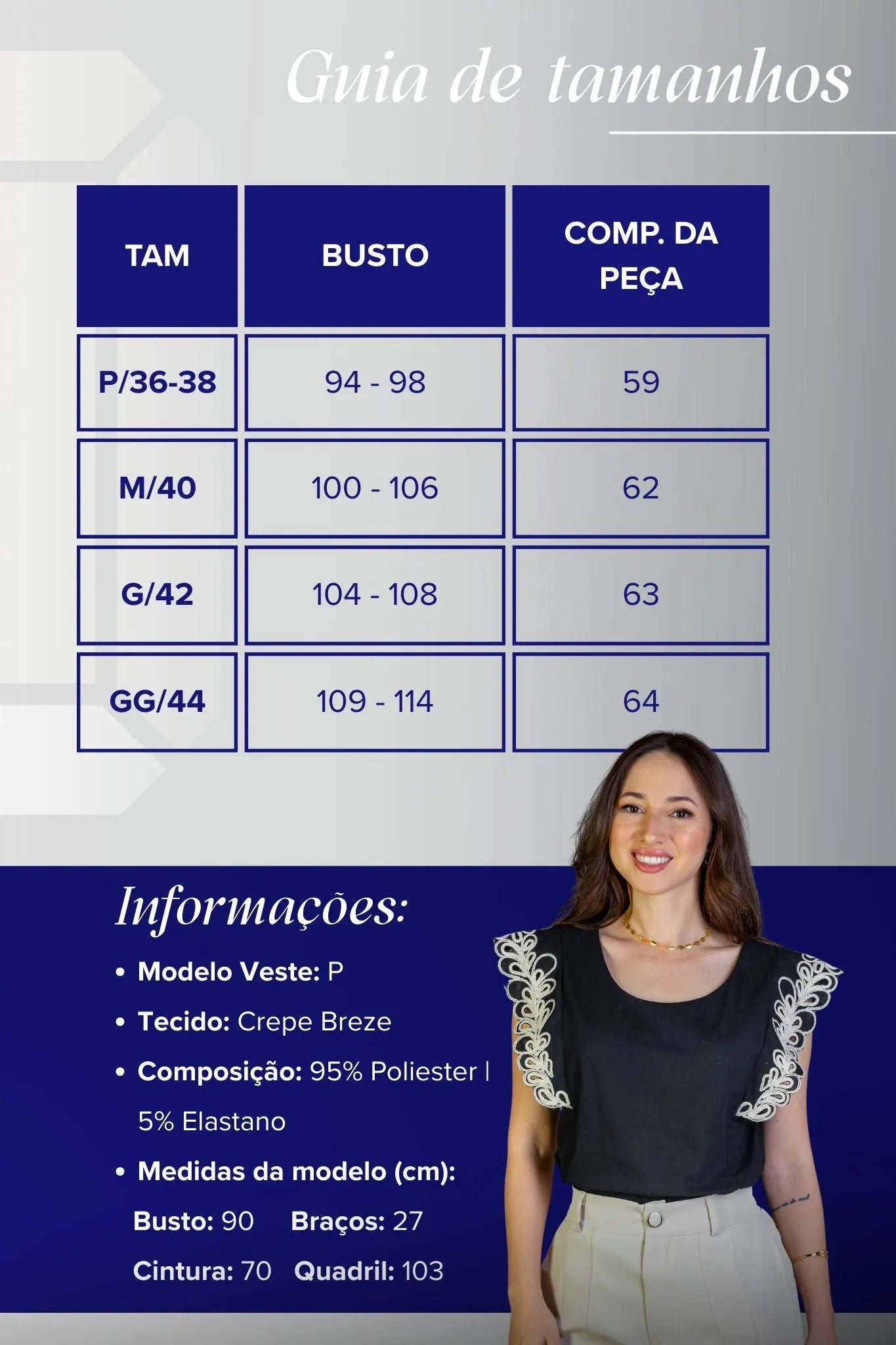 Blusa Regata Detalhe Bordado Em Visco Comfort Juliane Preta