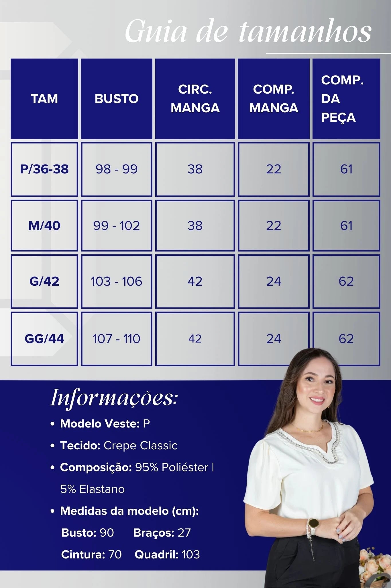 Blusa Manga Curta em Crepe Classic com Decote em "V" e Bordados no Colo Laura Amarelo Manteiga