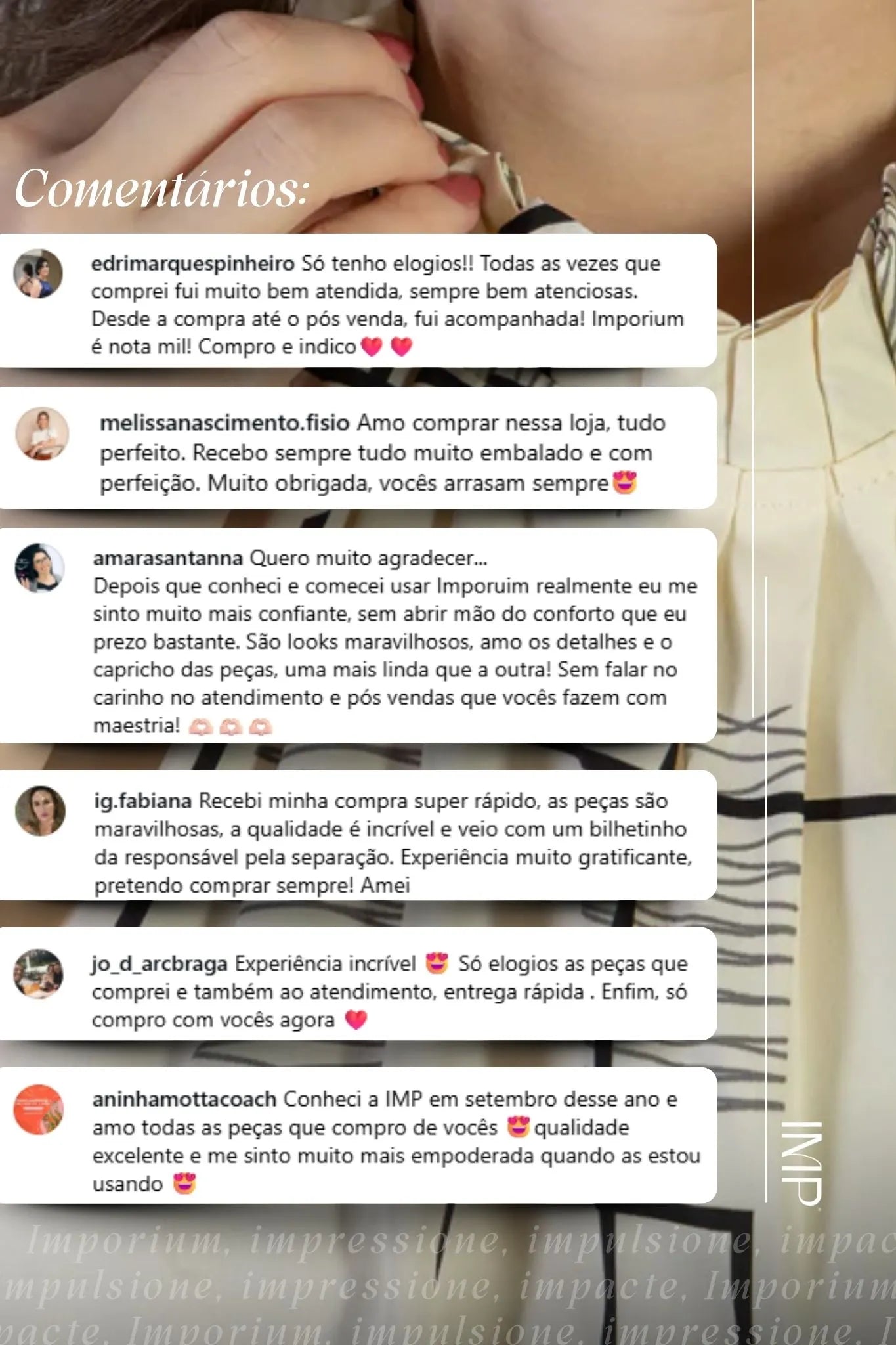 Regata Detalhe Pregas Colo Crepe Classic Lídia Estampada Creme