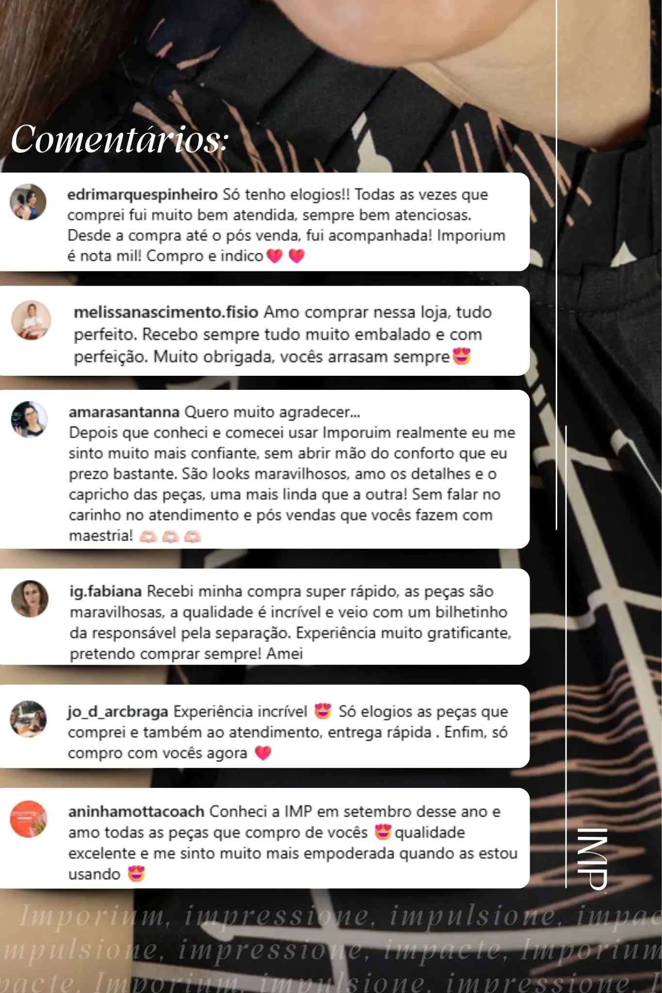 Regata Detalhe Pregas Colo Crepe Classic Lídia Estampada Preta