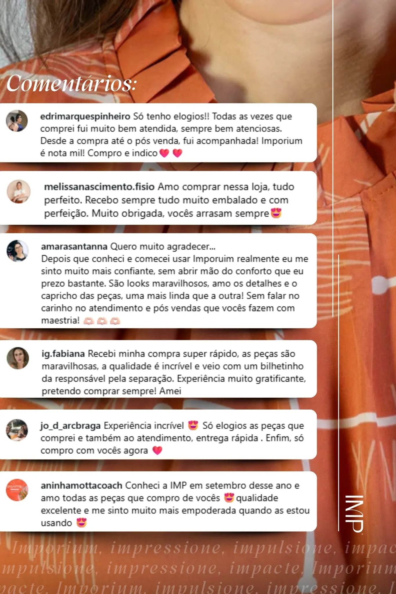 Regata Detalhe Pregas Colo Crepe Classic Lídia Estampada Terracota