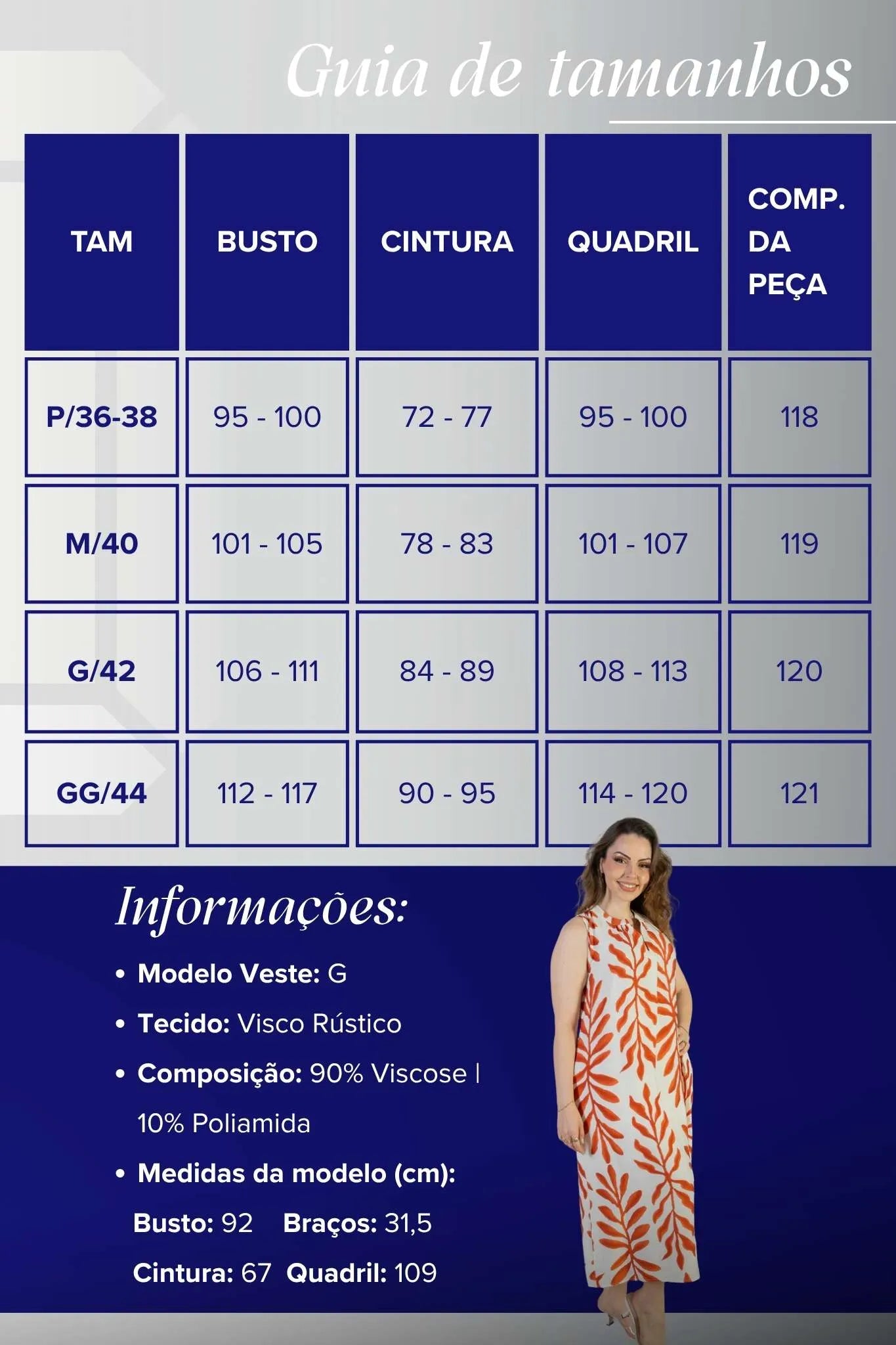 Vestido Midi Regata Visco Rústico Luana Estampado Vermelho