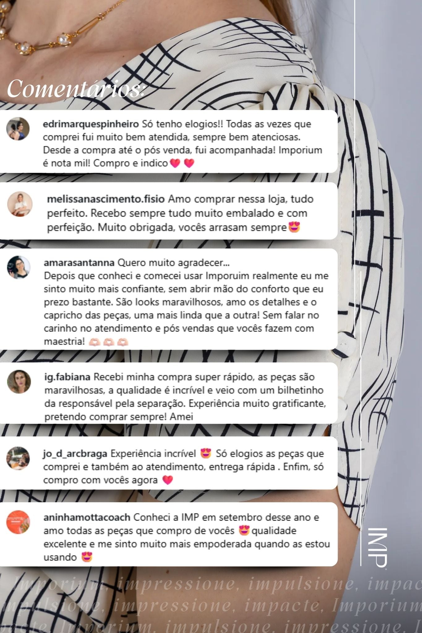 Blusa Manga Curta Botões Crepe Classic Magda Estampada Creme