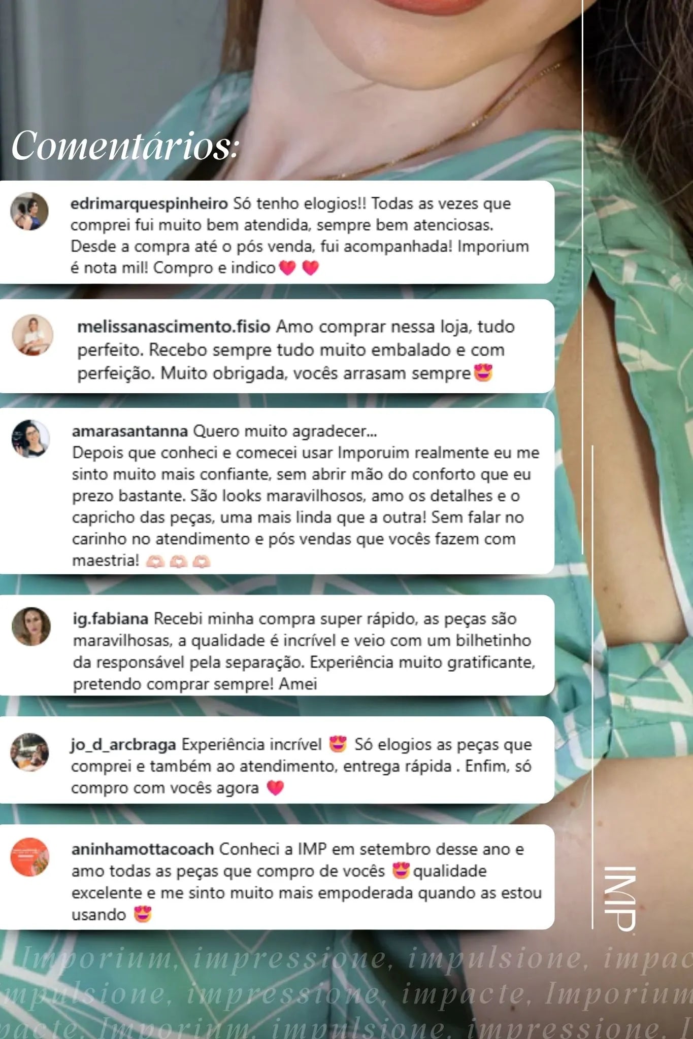 Blusa Manga Curta Decote "V" Crepe Classic Margot Estampada Verde