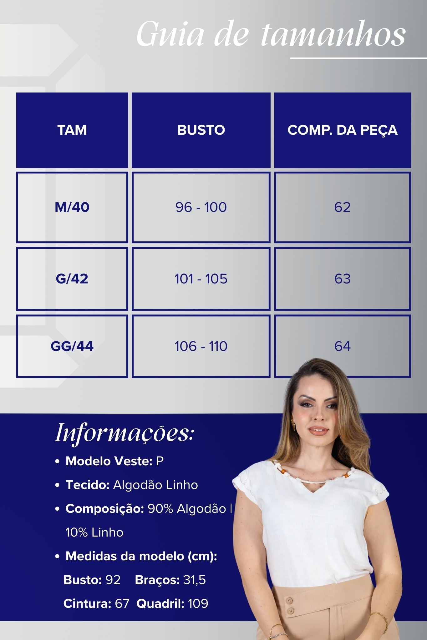 Blusa Regata Algodão Linho Detalhe Trançado com Pedraria Pietra Off White