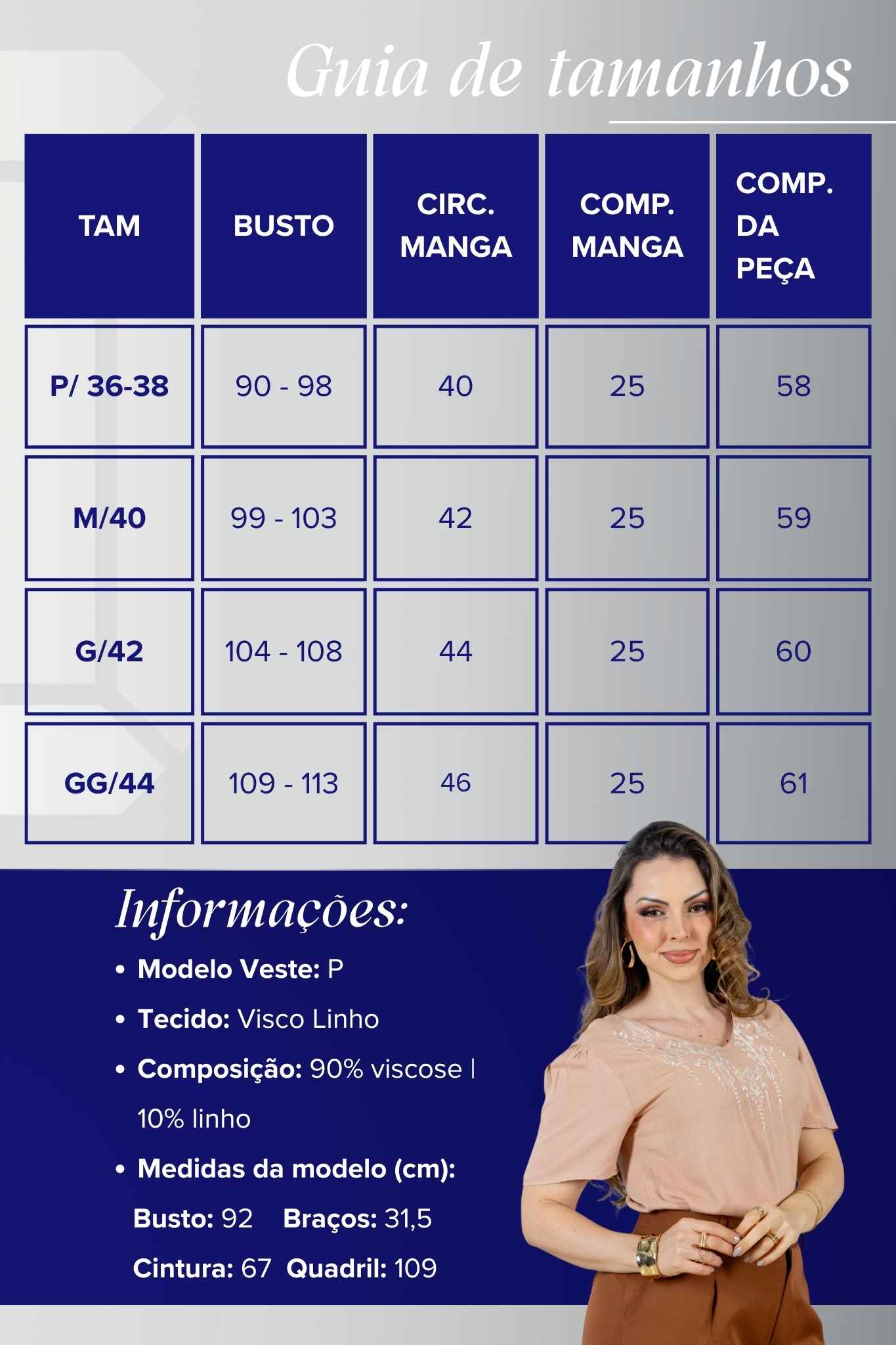 Blusa Manga Curta Decote V em Visco Linho com Acabamento Bordado Samira Rosê