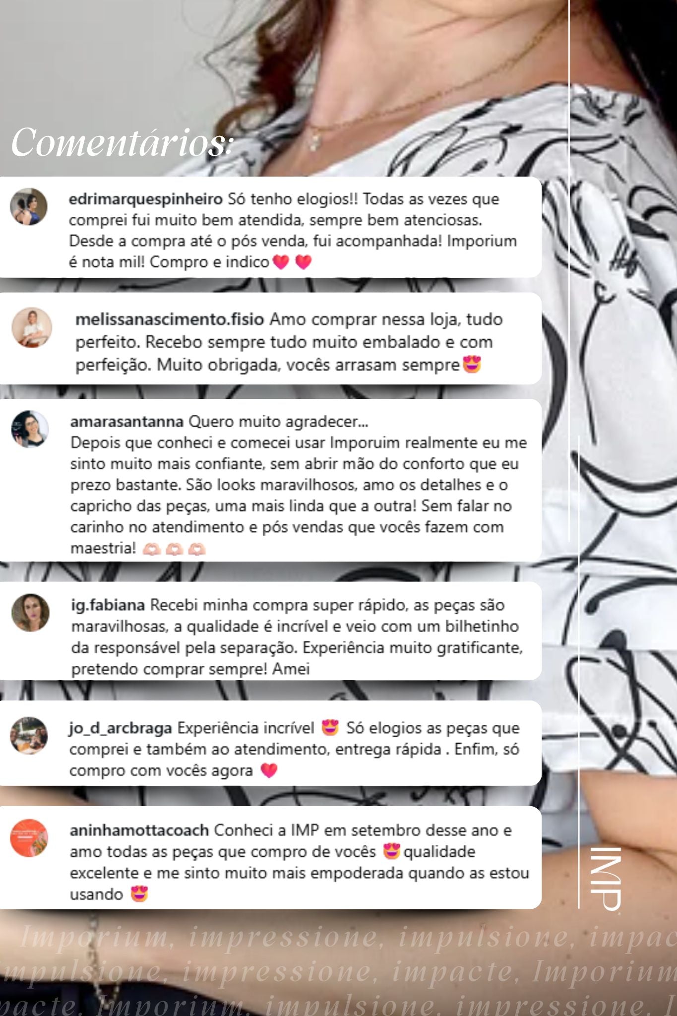 Blusa Manga Curta Camadas Olívia Estampada Branca