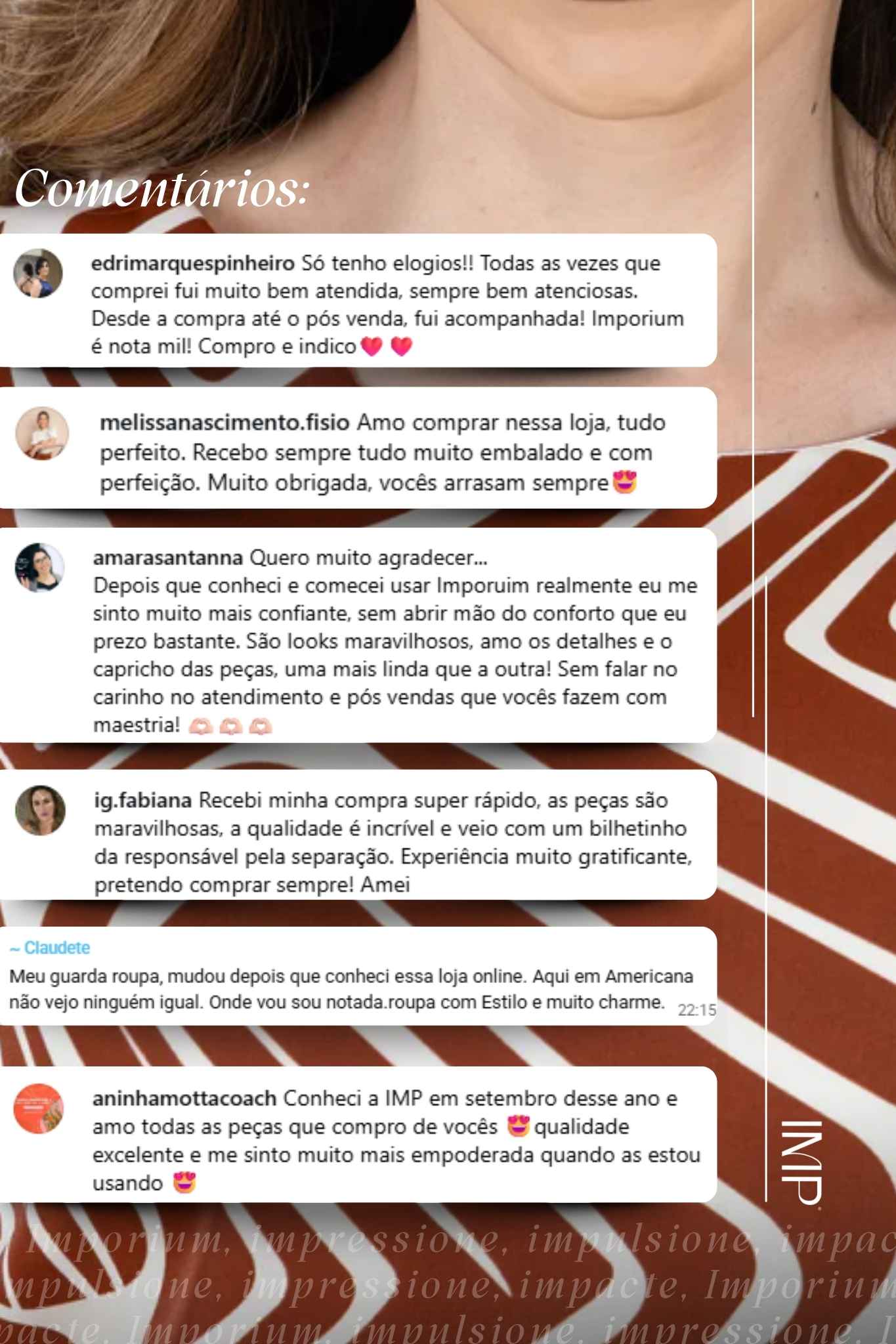 Blusa Manga Curta com Detalhe em Botão Crepe Classic Estampada Talia Marrom