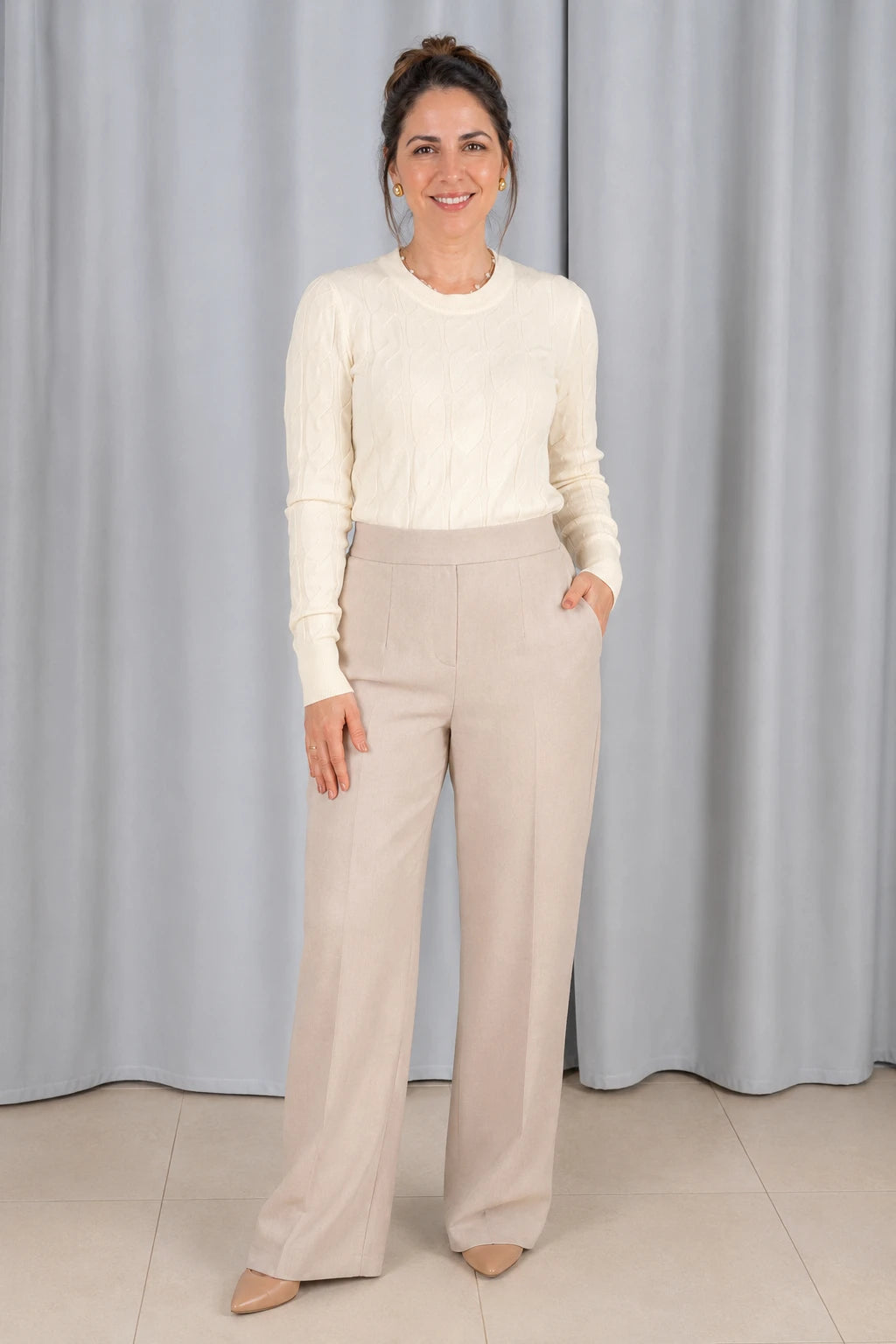 Tricot Macio em Modal Annabelle Creme