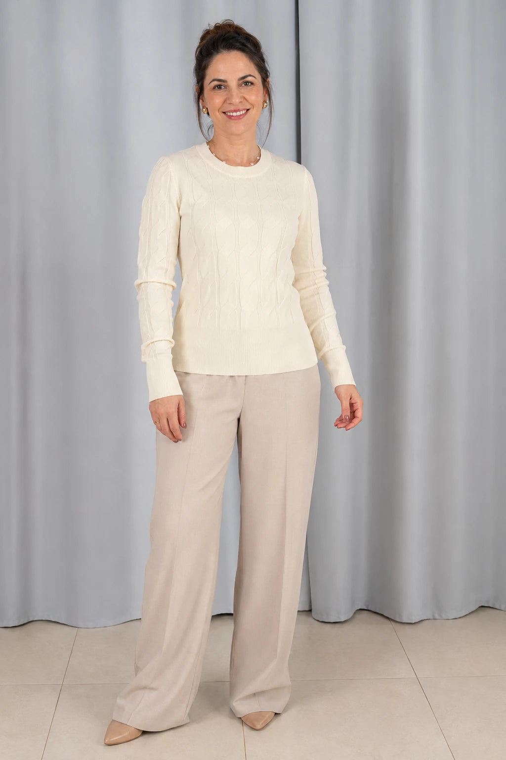 Tricot Macio em Modal Annabelle Creme