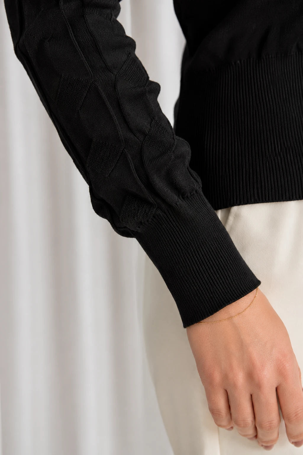 Tricot Macio em Modal Annabelle Preto