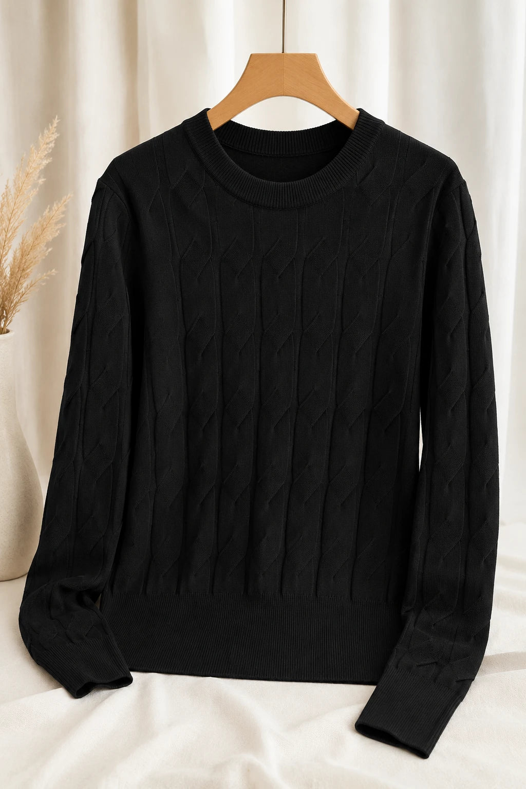 Tricot Macio em Modal Annabelle Preto