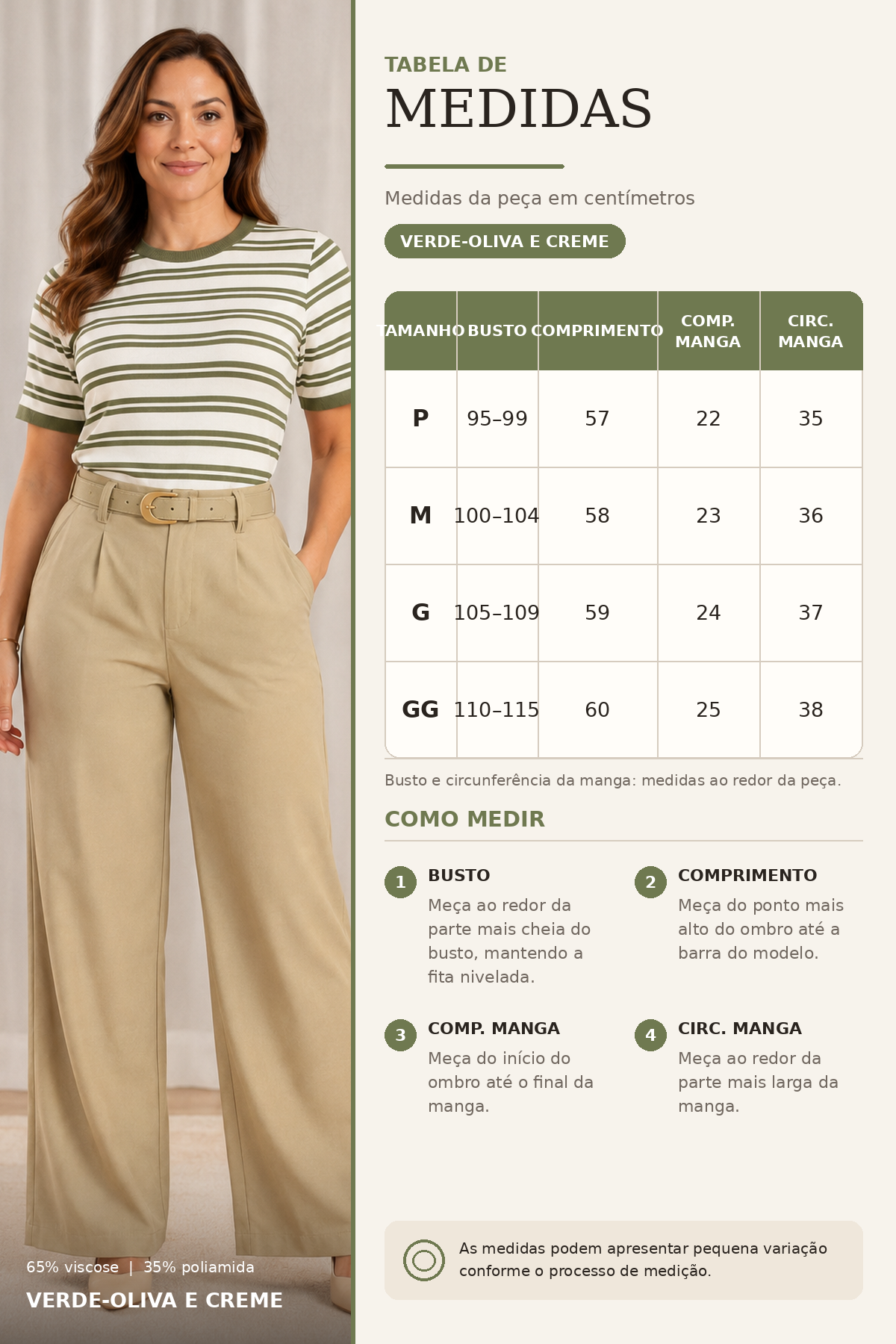 Blusa Modal Listrada Iris Verde