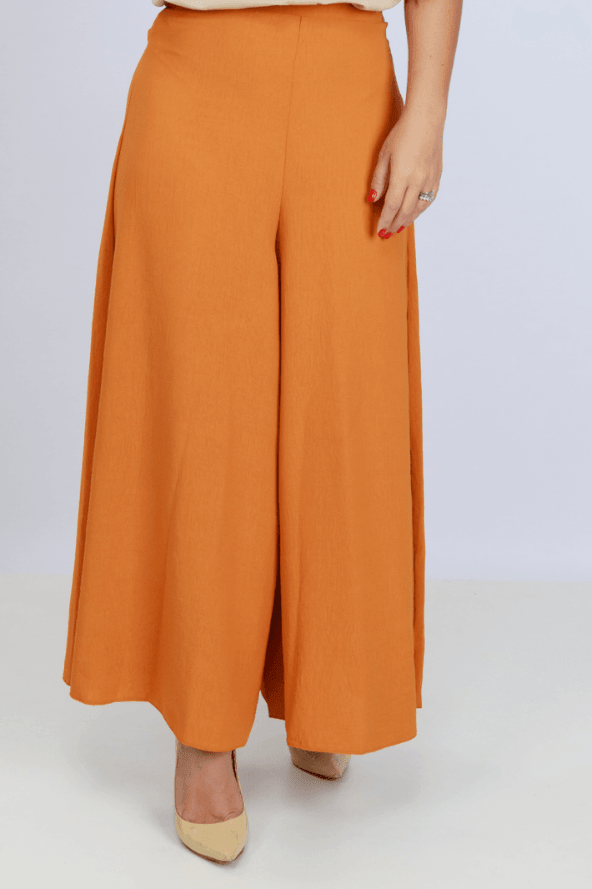 Calça Pantacourt Lisa Luna Caramelo - imporium